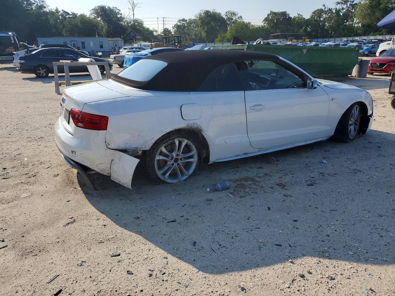 2014 Audi S5 Premium Plus Белый vin: WAUCGAFHXEN012188