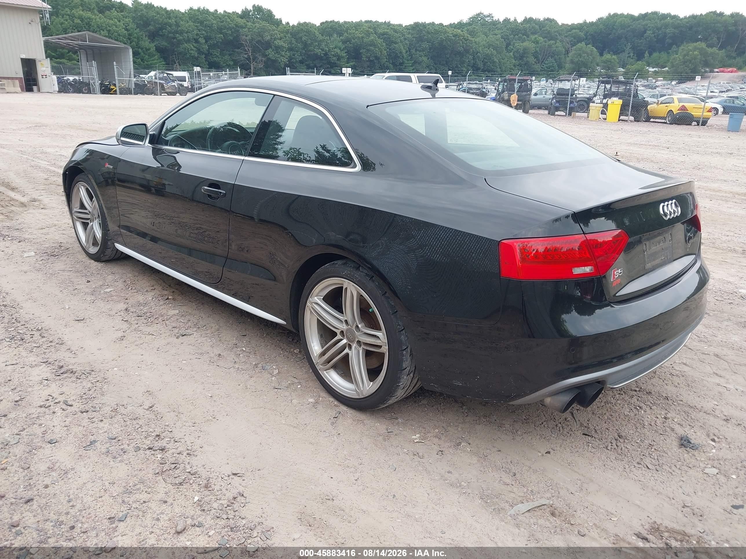 2013 Audi S5 3.0t Premium Plus Black vin: WAUCGAFR0DA031699
