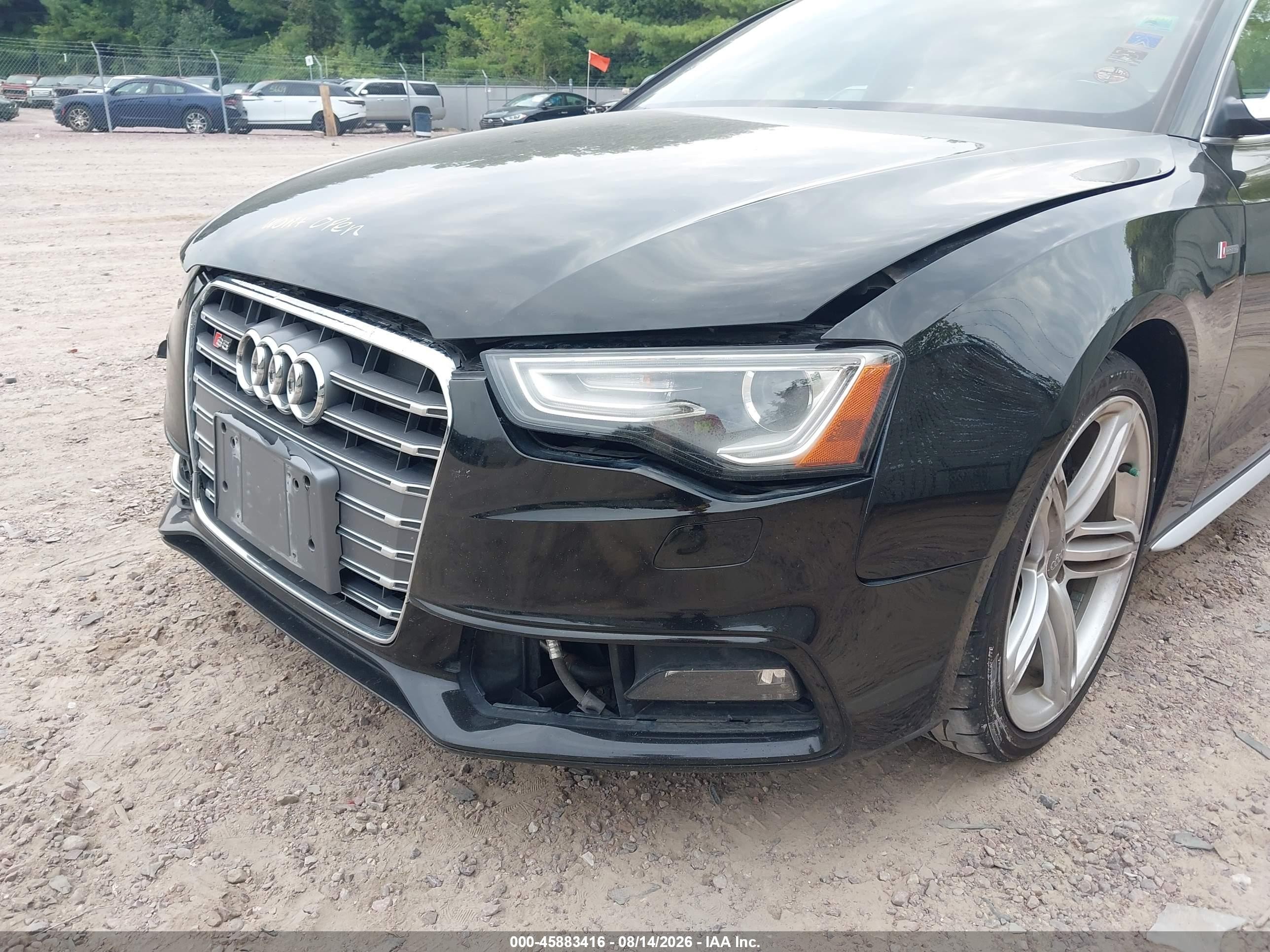 2013 Audi S5 3.0t Premium Plus Black vin: WAUCGAFR0DA031699