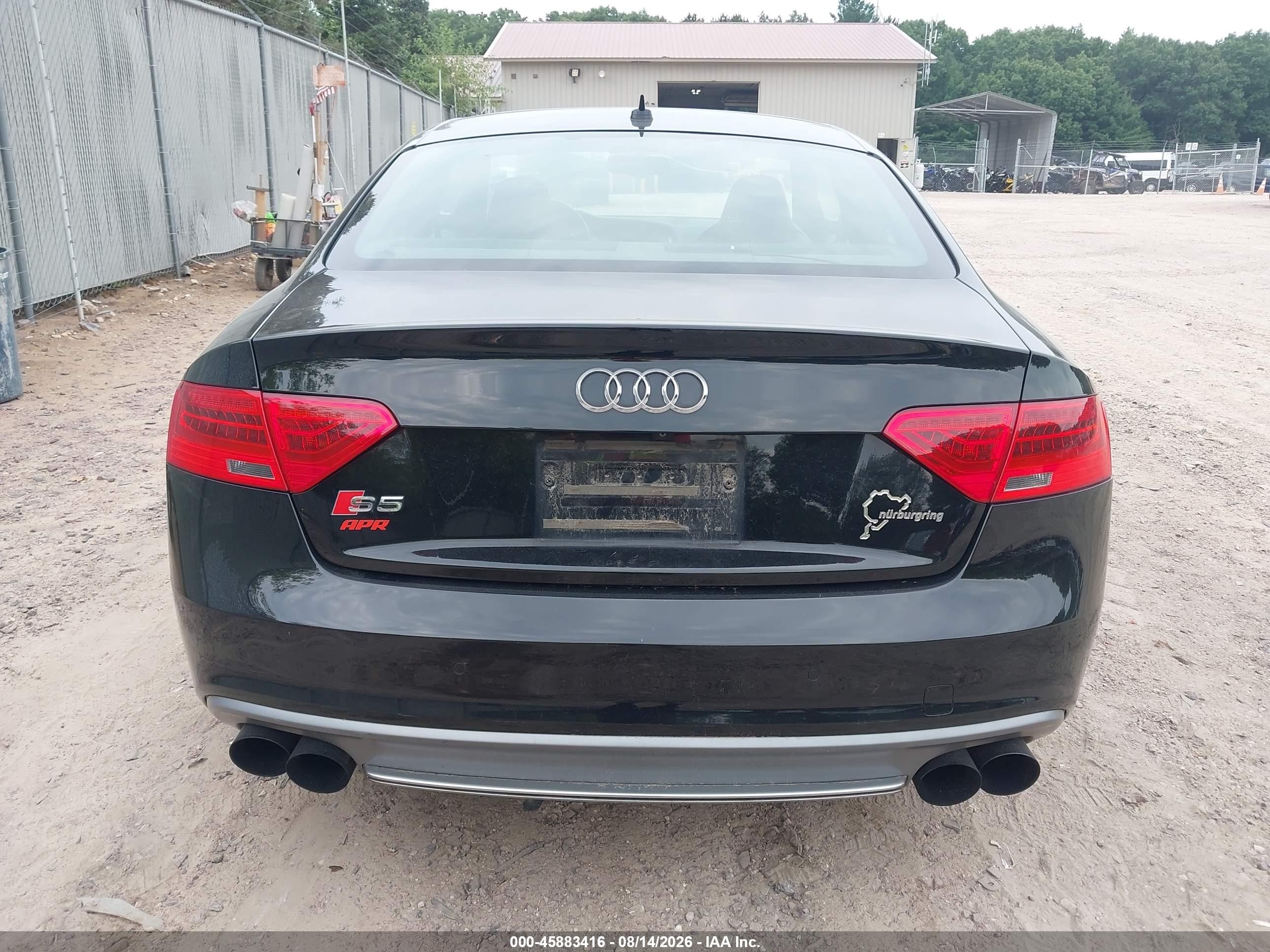 2013 Audi S5 3.0t Premium Plus Black vin: WAUCGAFR0DA031699