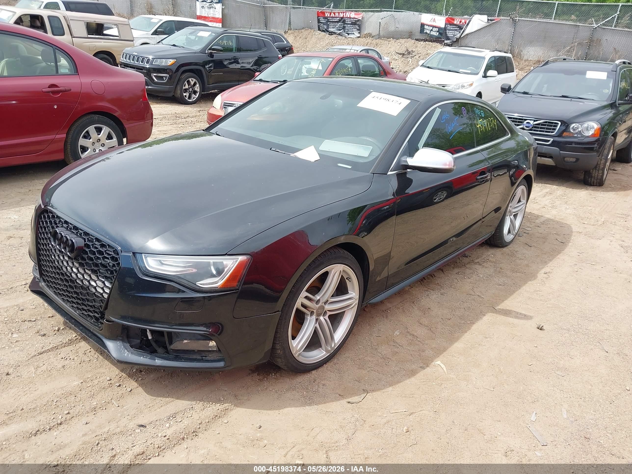 2013 Audi S5 3.0t Premium Plus Черный vin: WAUCGAFR0DA035459