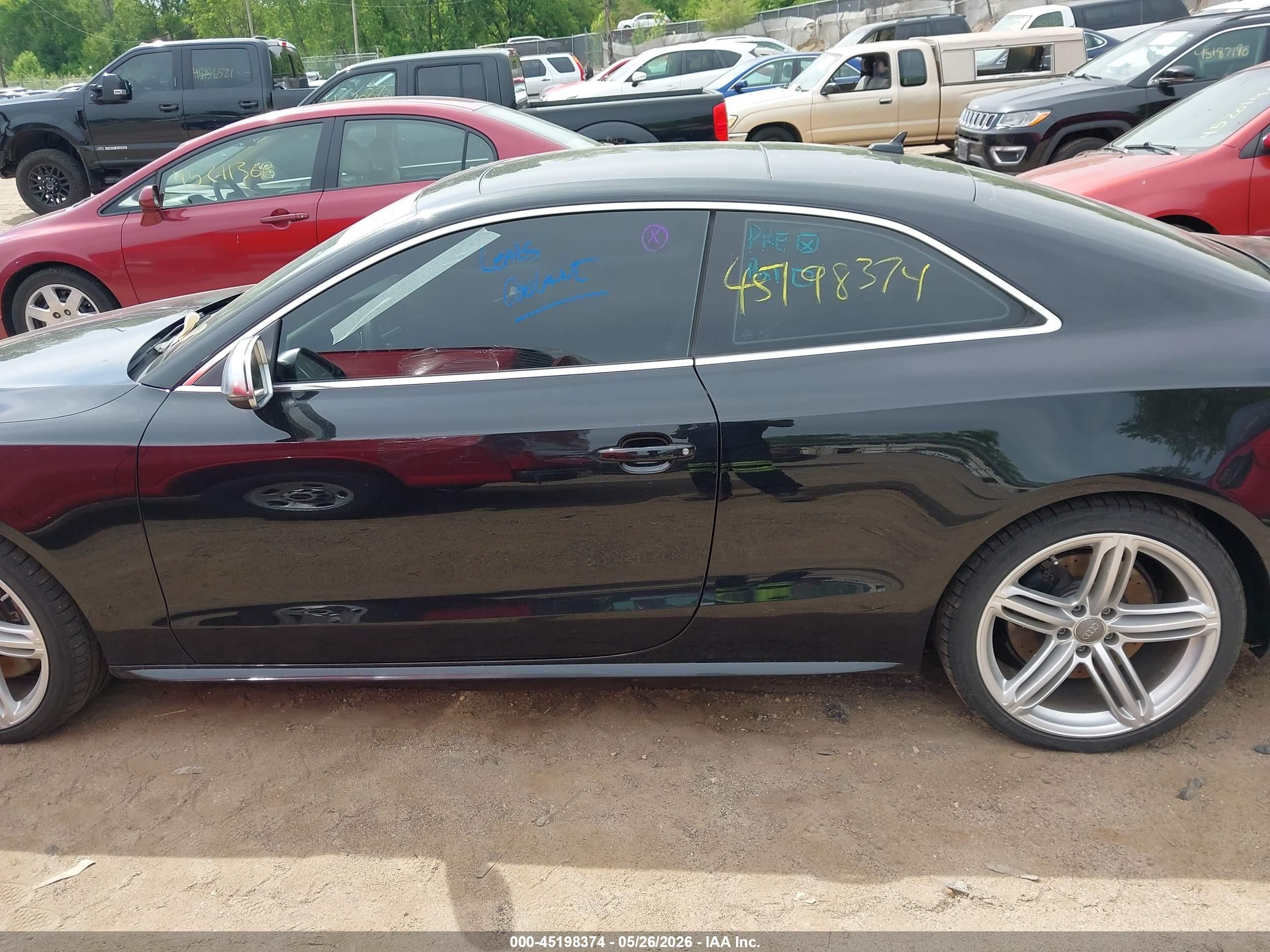 2013 Audi S5 3.0t Premium Plus Черный vin: WAUCGAFR0DA035459