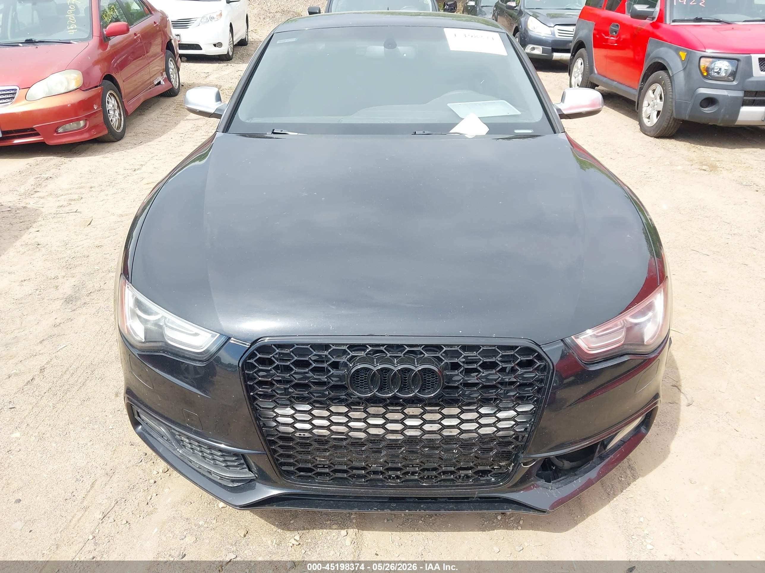 2013 Audi S5 3.0t Premium Plus Черный vin: WAUCGAFR0DA035459