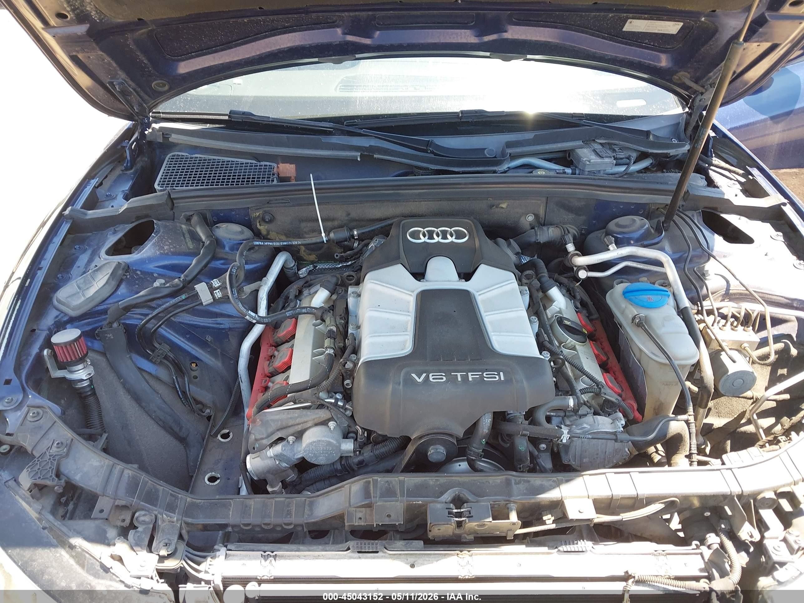 2014 Audi S5 3.0t Premium Plus Синий vin: WAUCGAFR0EA027833