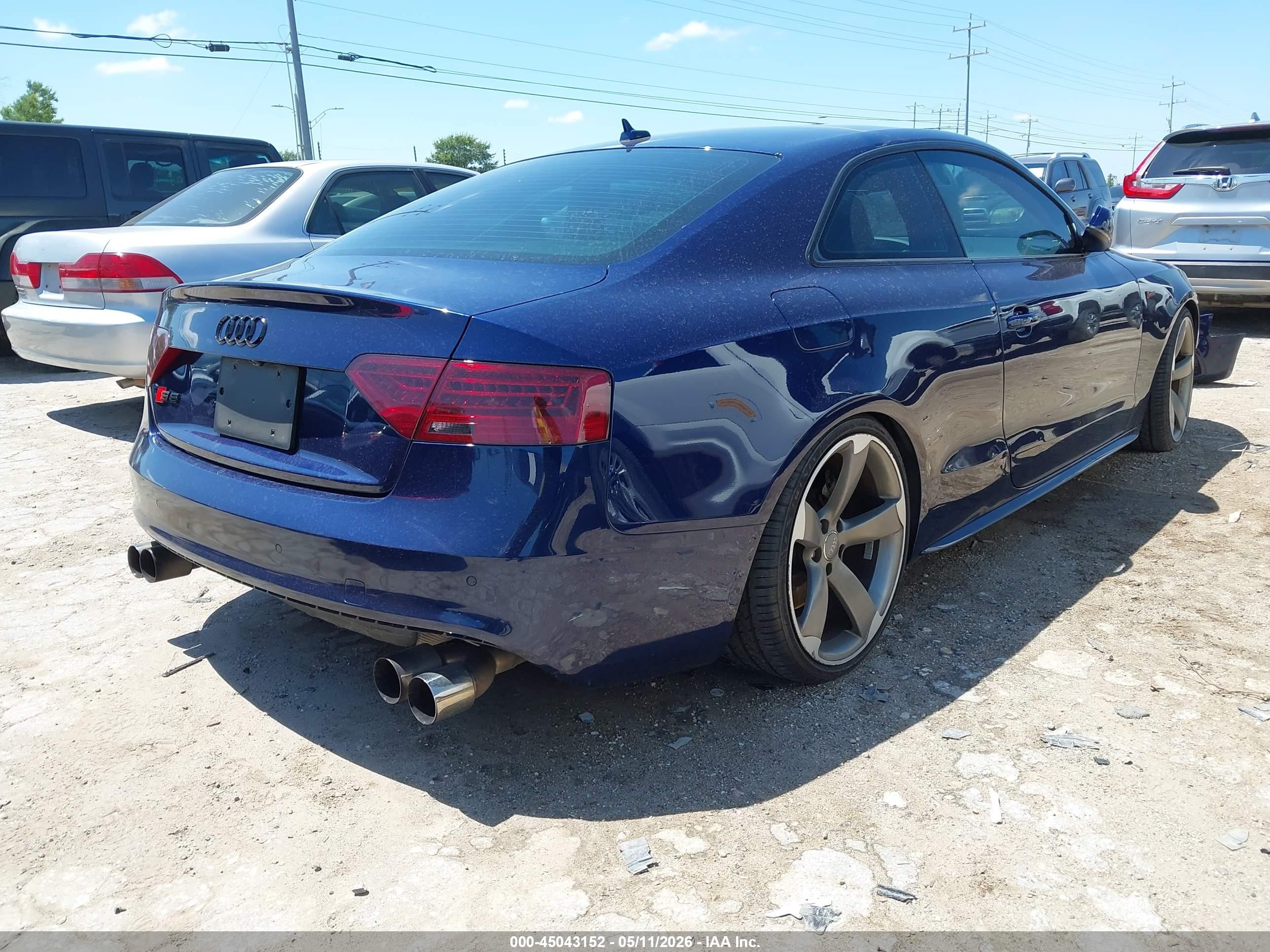 2014 Audi S5 3.0t Premium Plus Синий vin: WAUCGAFR0EA027833