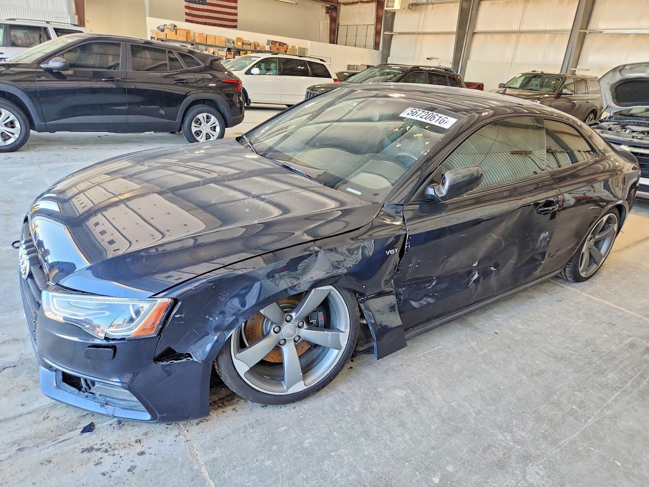 2014 Audi S5 Premium Plus Blue vin: WAUCGAFR0EA070181