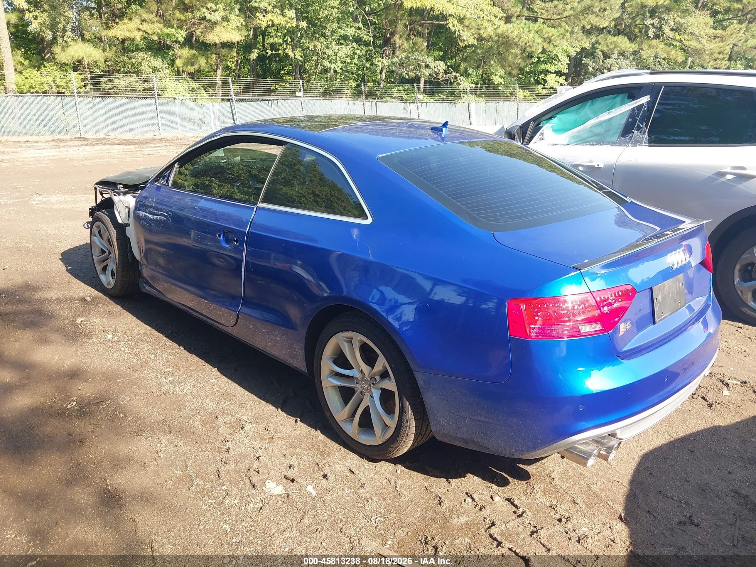 2015 Audi S5 3.0t Premium Plus Blue vin: WAUCGAFR0FA027588
