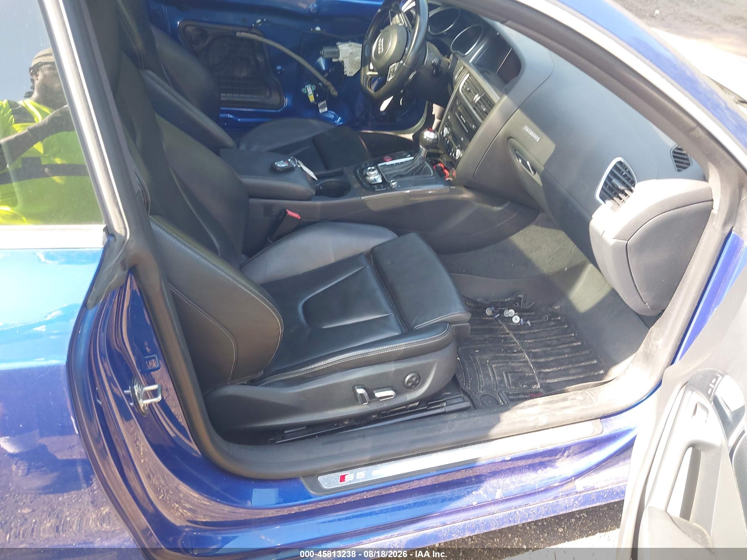 2015 Audi S5 3.0t Premium Plus Blue vin: WAUCGAFR0FA027588