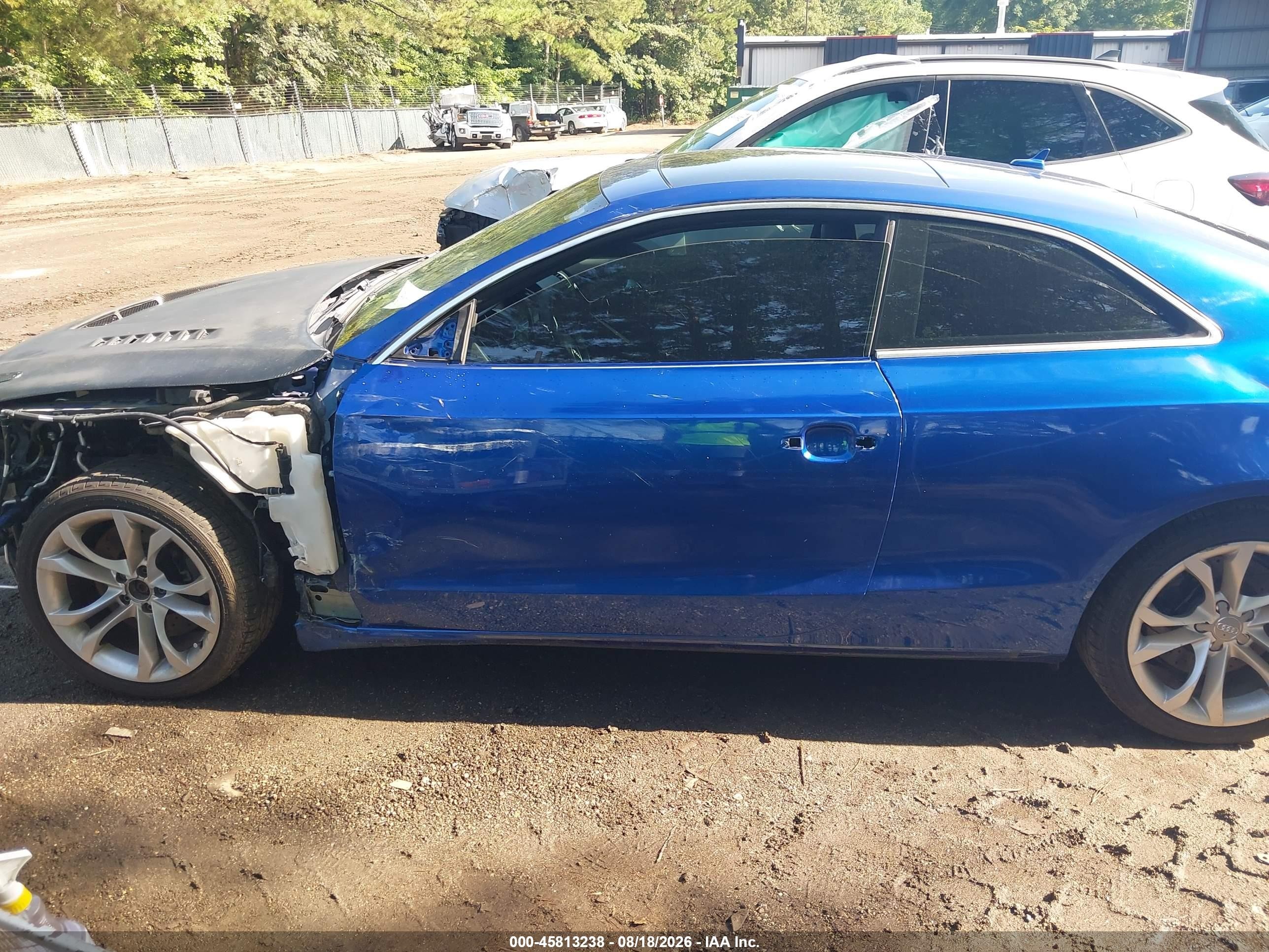 2015 Audi S5 3.0t Premium Plus Blue vin: WAUCGAFR0FA027588