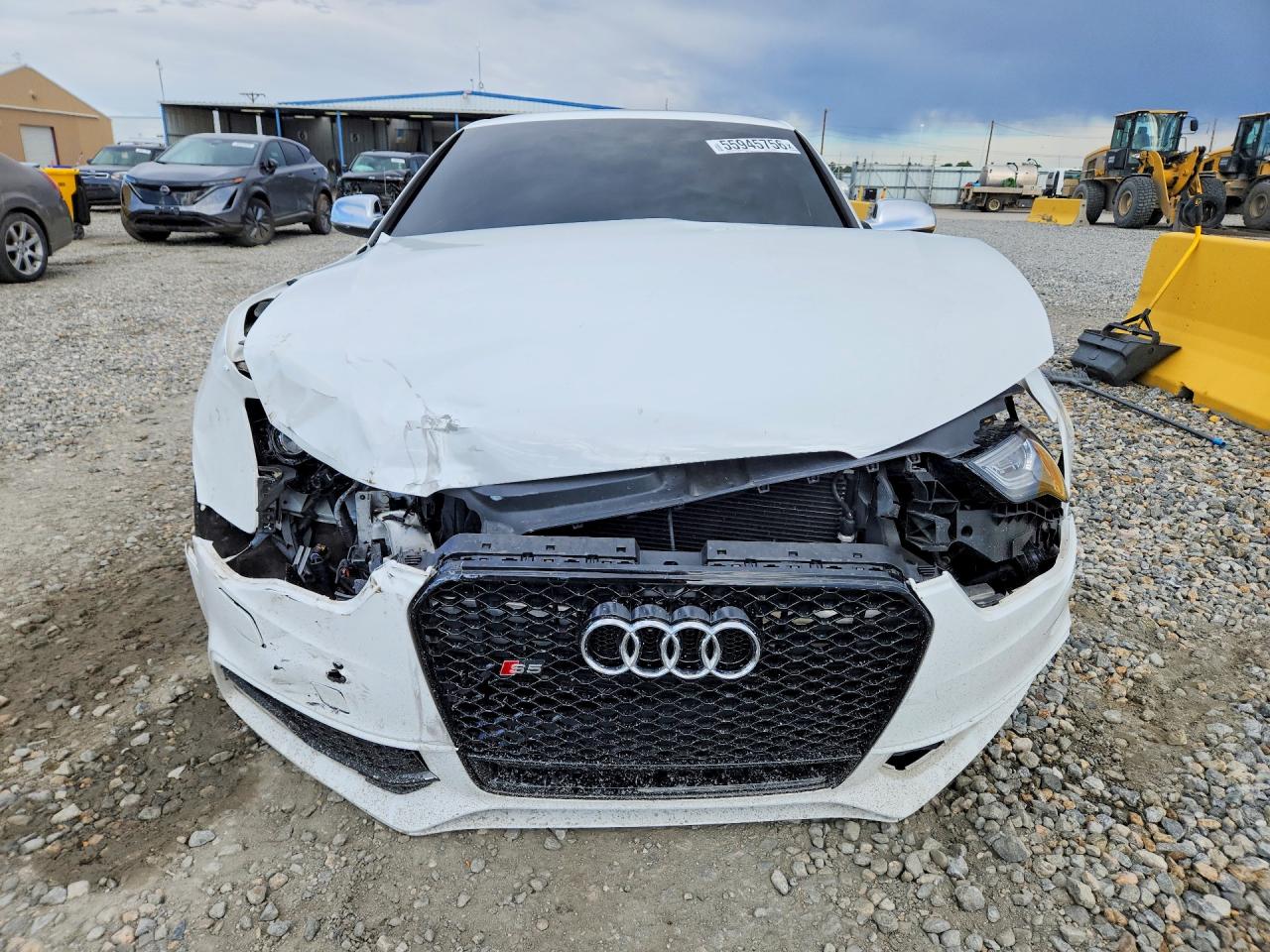 2014 Audi S5 Premium Plus White vin: WAUCGAFR1EA070285
