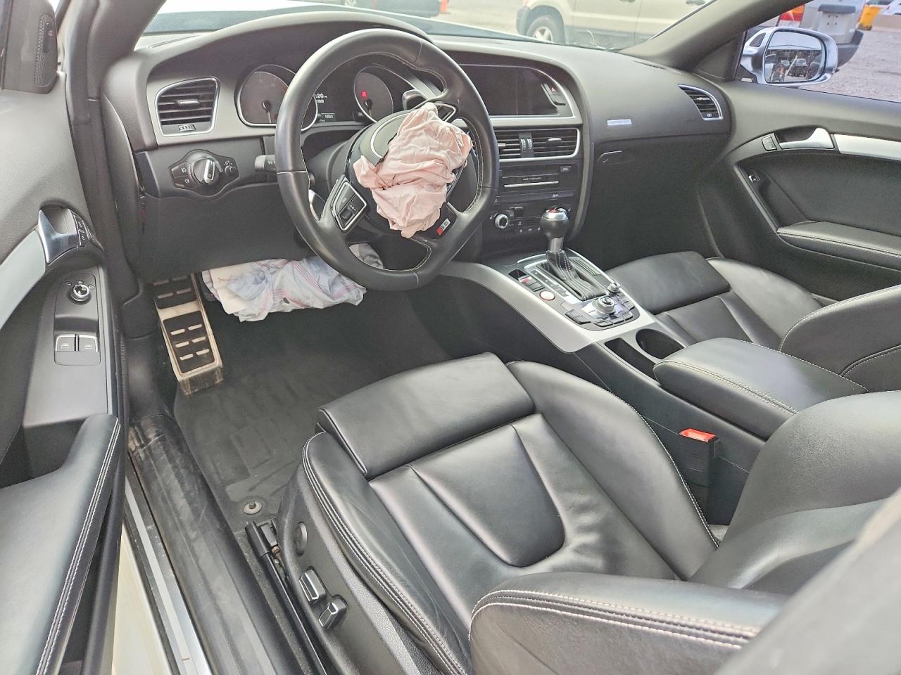 2014 Audi S5 Premium Plus White vin: WAUCGAFR1EA070285