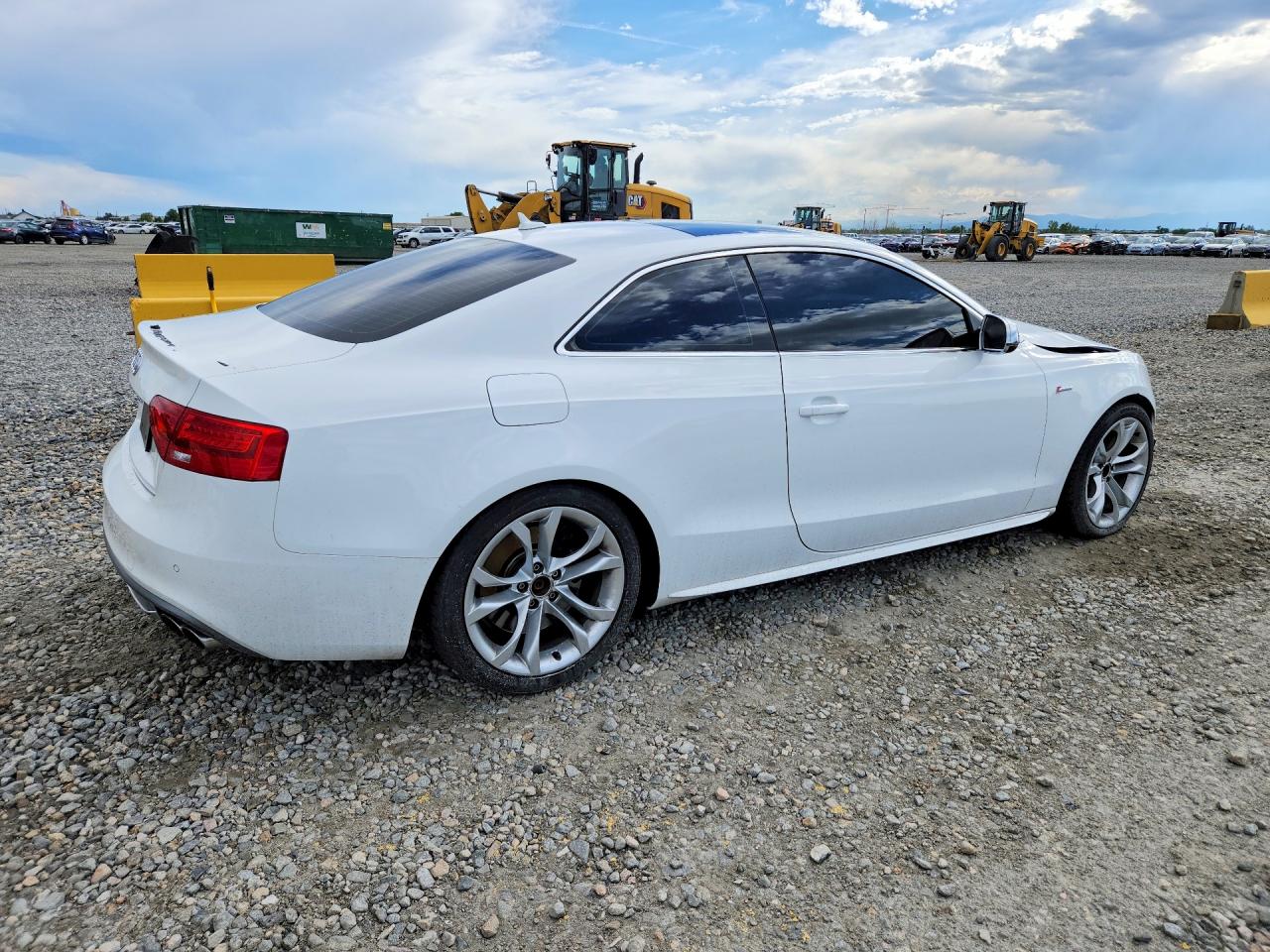 2014 Audi S5 Premium Plus White vin: WAUCGAFR1EA070285