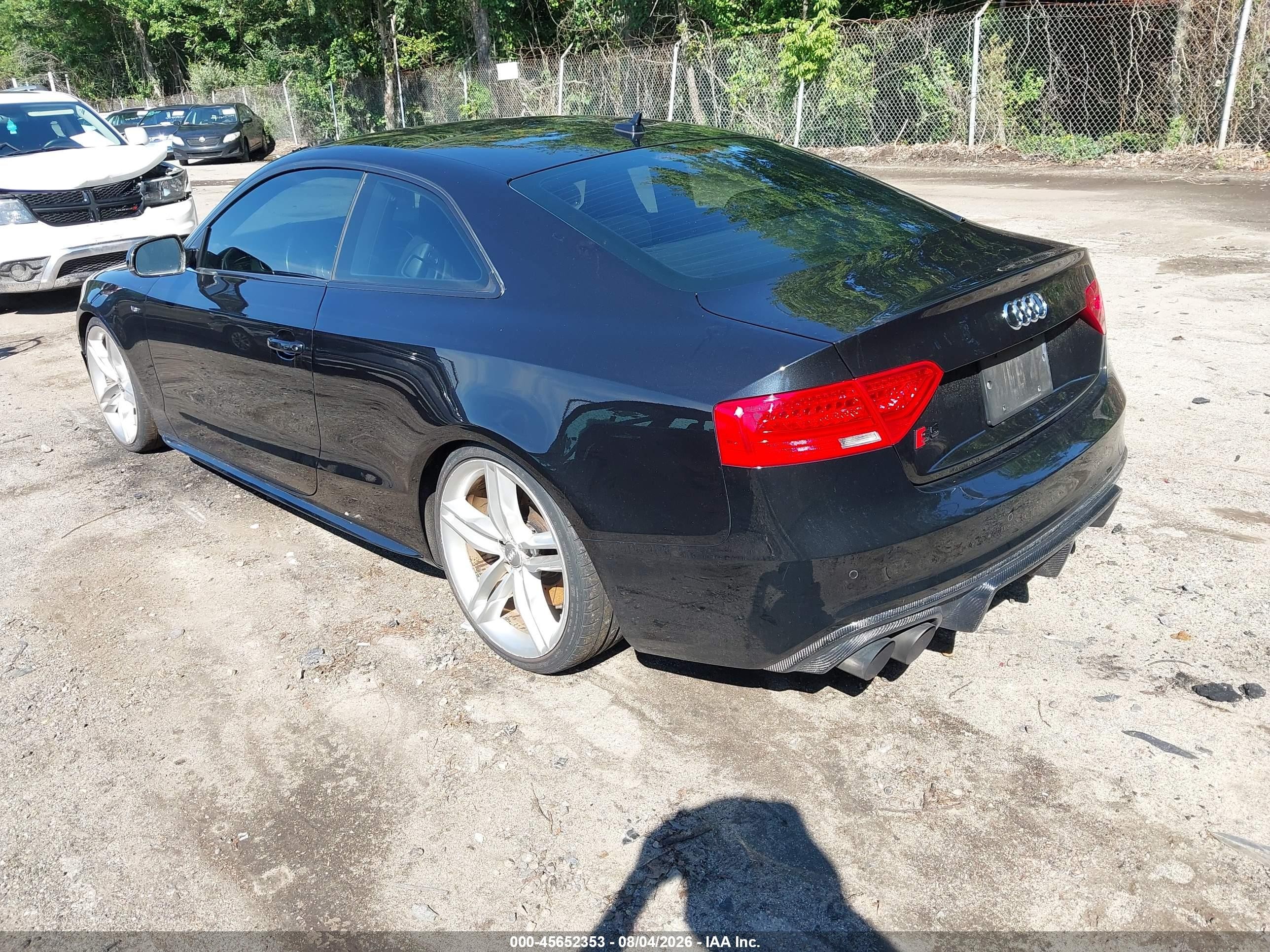 2014 Audi S5 3.0t Premium Plus Black vin: WAUCGAFR2EA012315