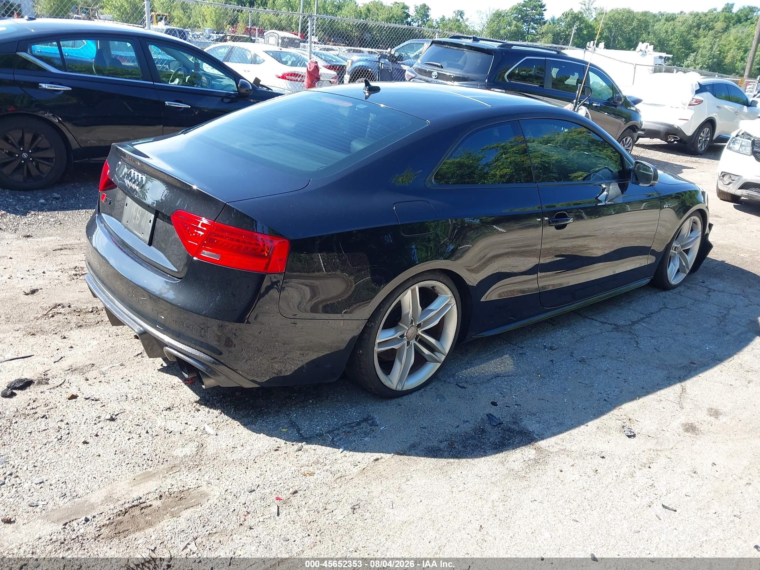 2014 Audi S5 3.0t Premium Plus Black vin: WAUCGAFR2EA012315