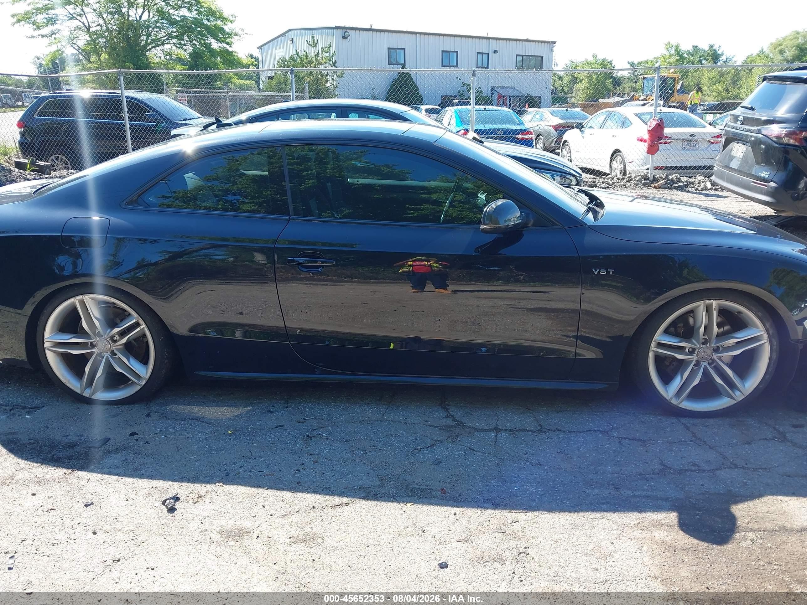 2014 Audi S5 3.0t Premium Plus Black vin: WAUCGAFR2EA012315