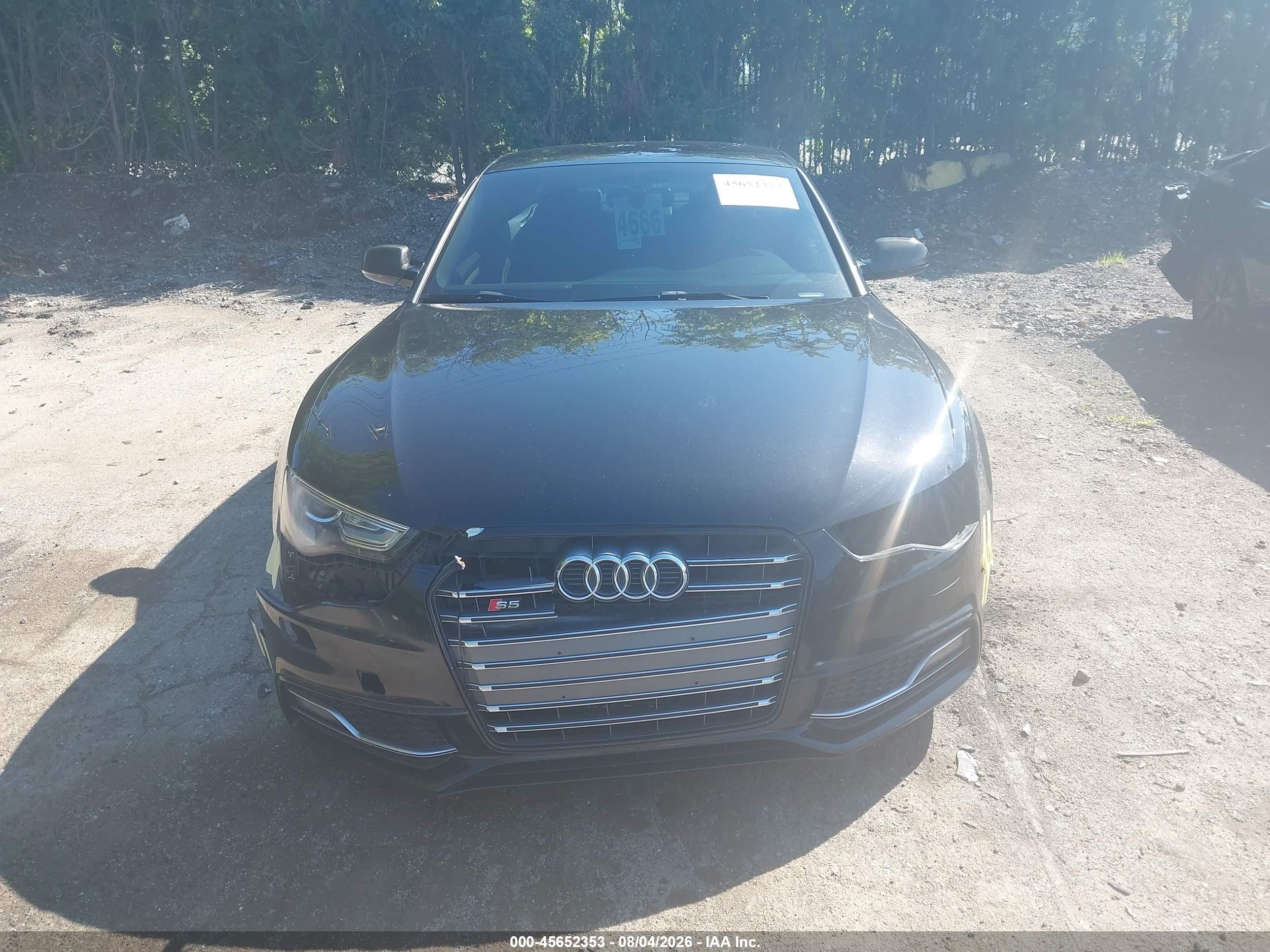 2014 Audi S5 3.0t Premium Plus Black vin: WAUCGAFR2EA012315