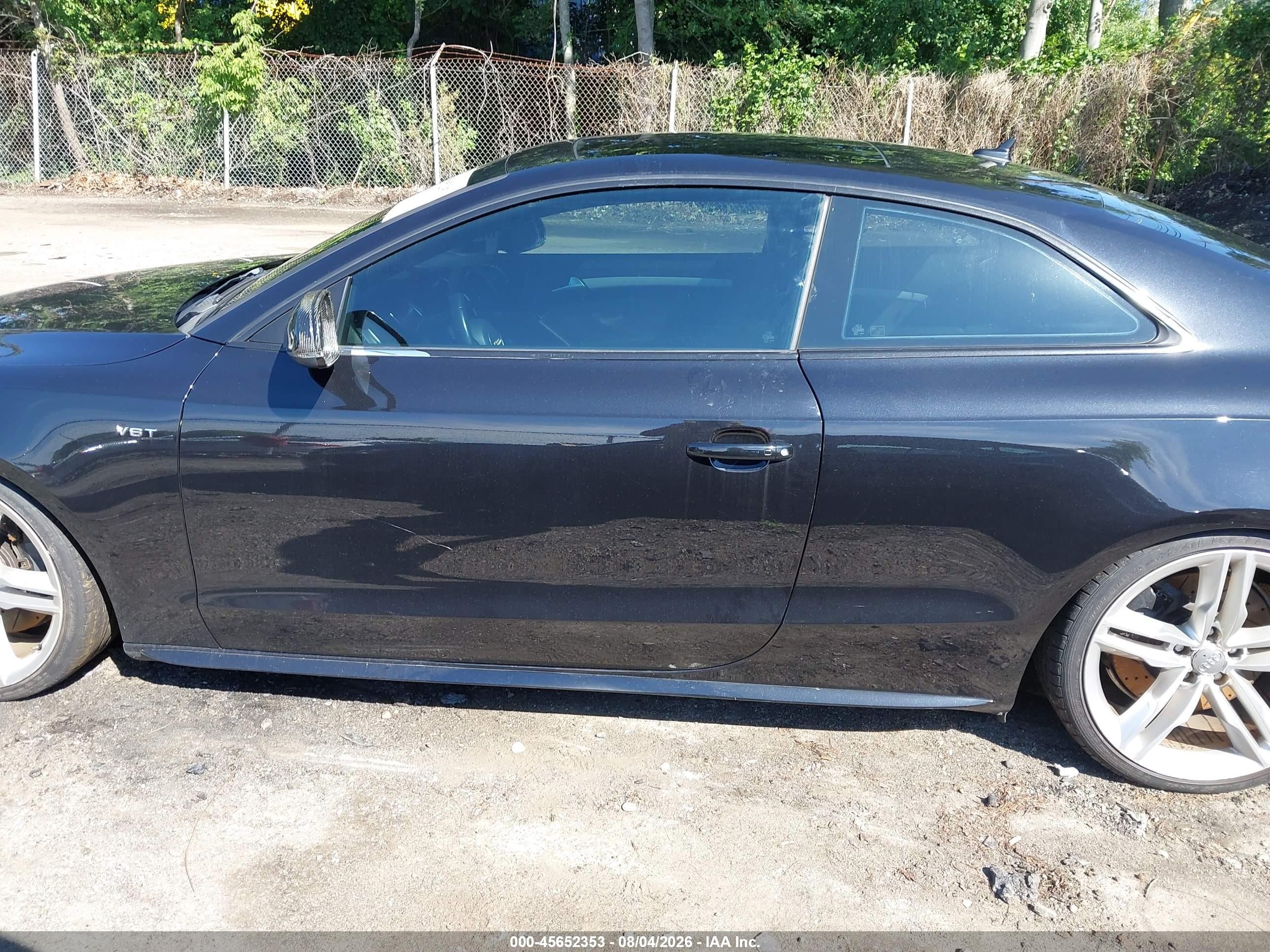 2014 Audi S5 3.0t Premium Plus Black vin: WAUCGAFR2EA012315
