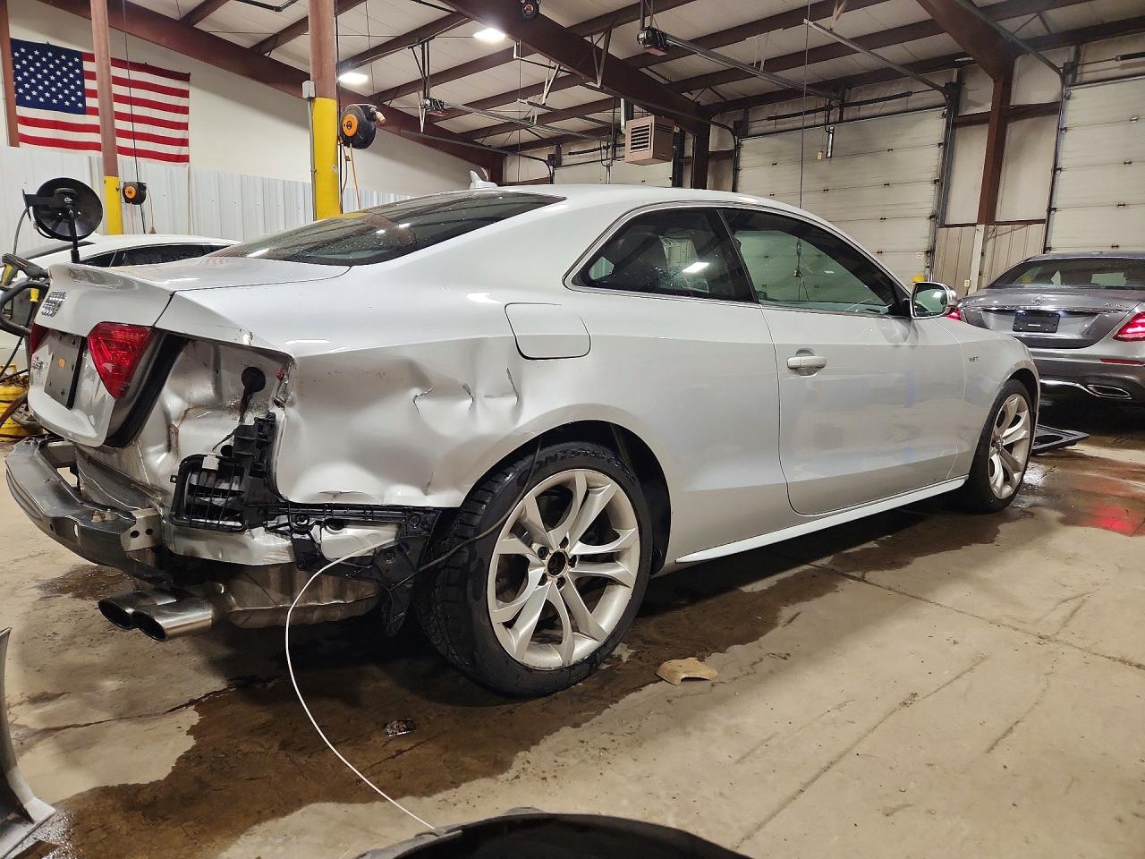 2013 Audi S5 Premium Plus Silver vin: WAUCGAFR3DA001015