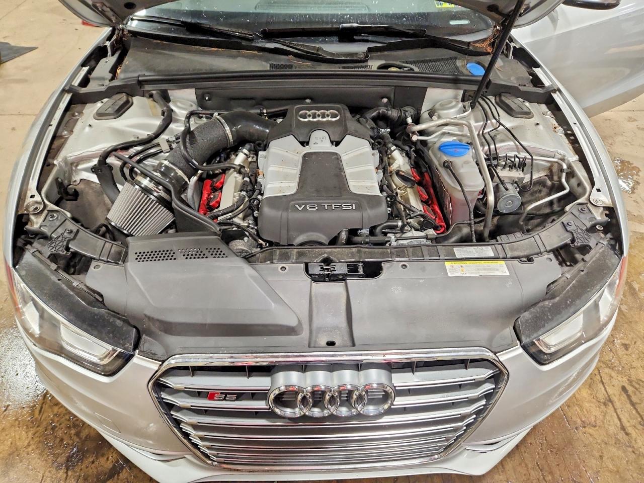 2013 Audi S5 Premium Plus Silver vin: WAUCGAFR3DA001015