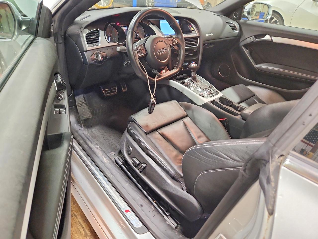 2013 Audi S5 Premium Plus Silver vin: WAUCGAFR3DA001015