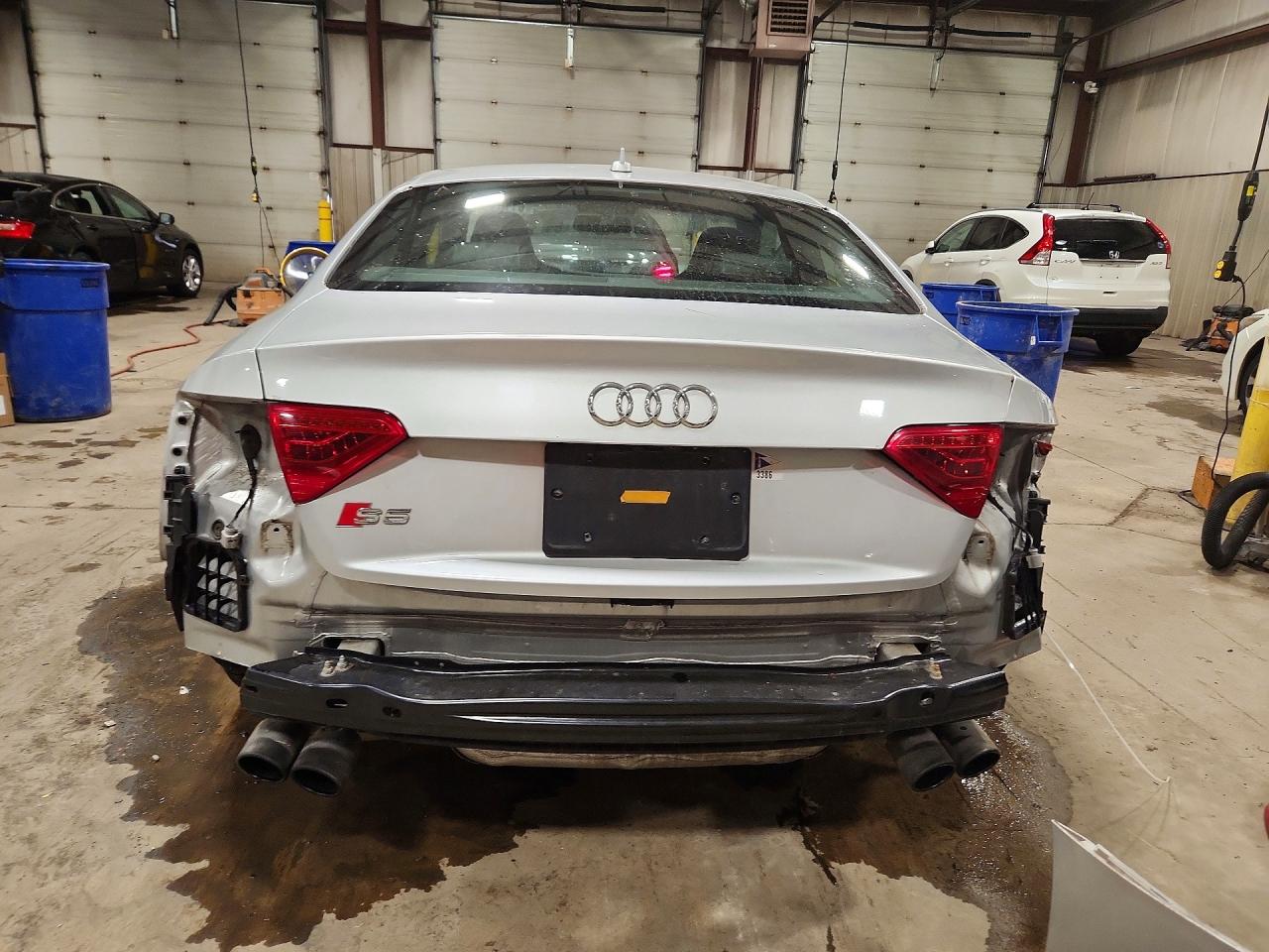 2013 Audi S5 Premium Plus Silver vin: WAUCGAFR3DA001015
