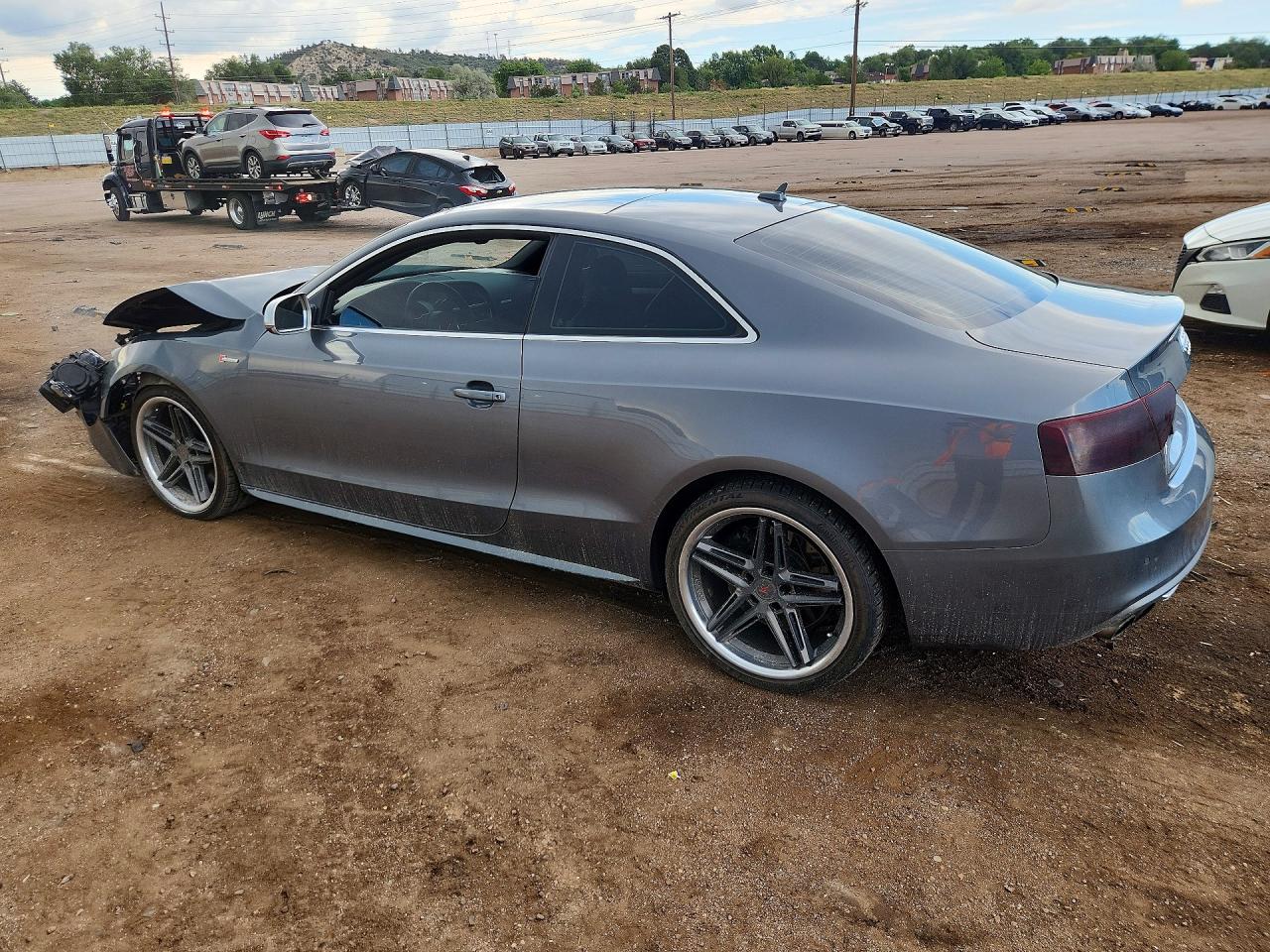 2013 Audi S5 Premium Plus Серый vin: WAUCGAFR3DA007008