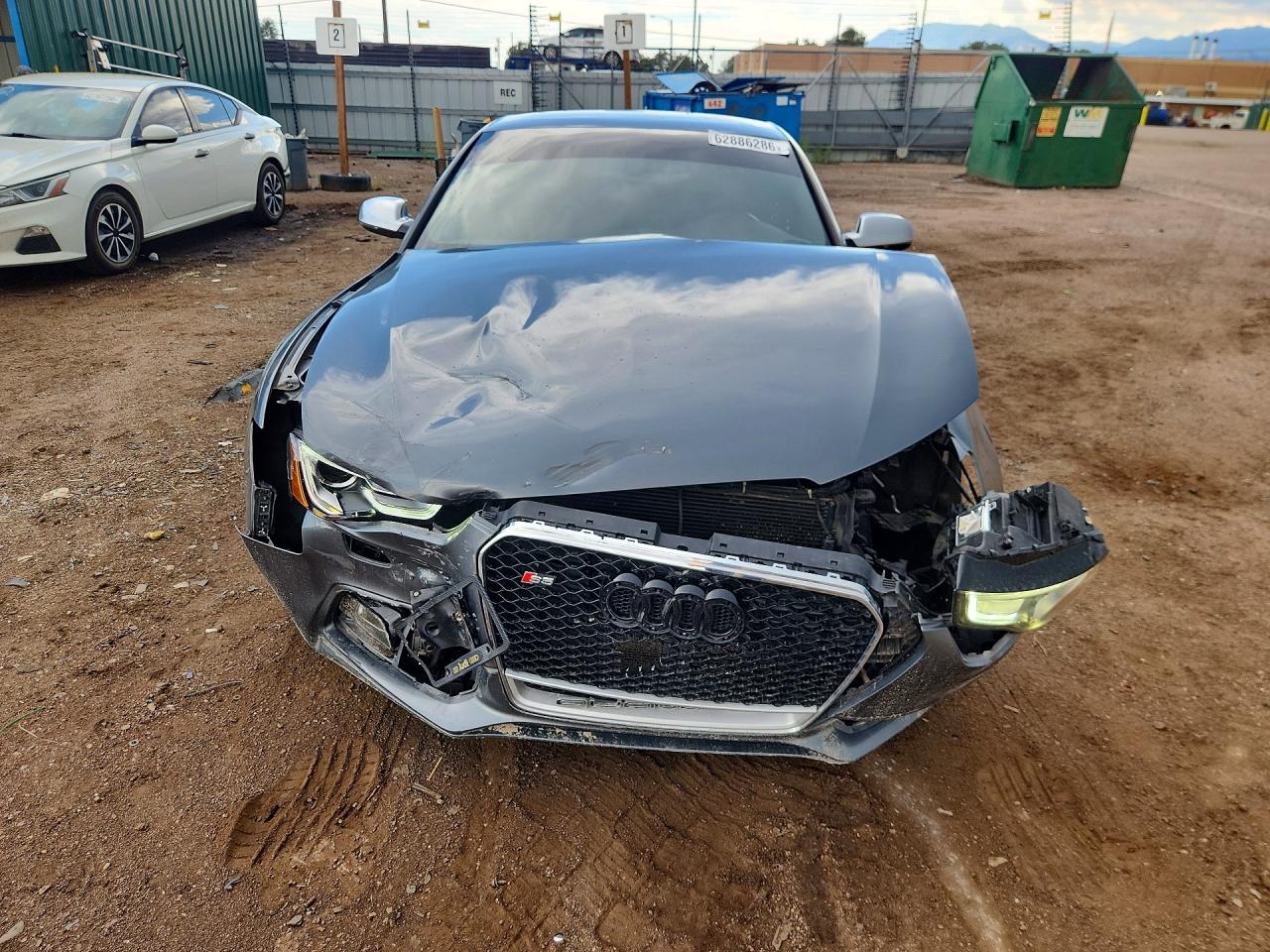2013 Audi S5 Premium Plus Серый vin: WAUCGAFR3DA007008