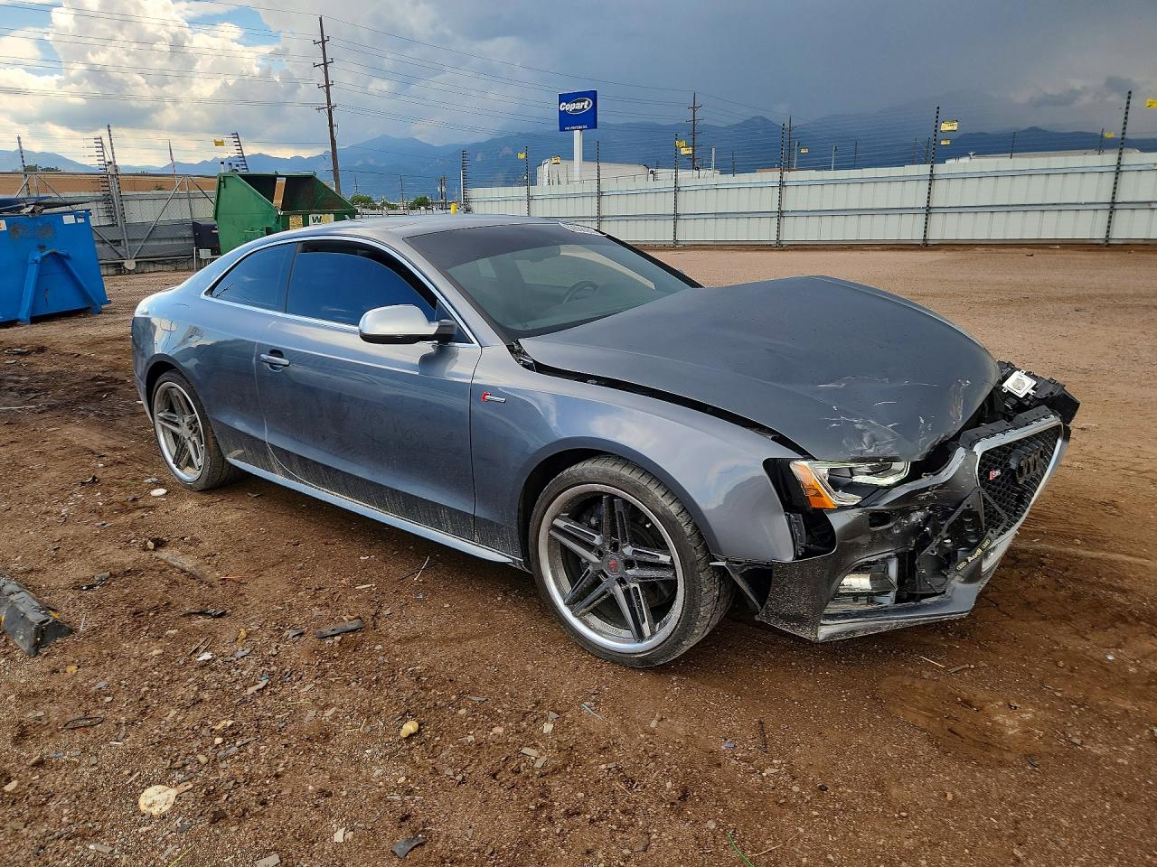 2013 Audi S5 Premium Plus Серый vin: WAUCGAFR3DA007008