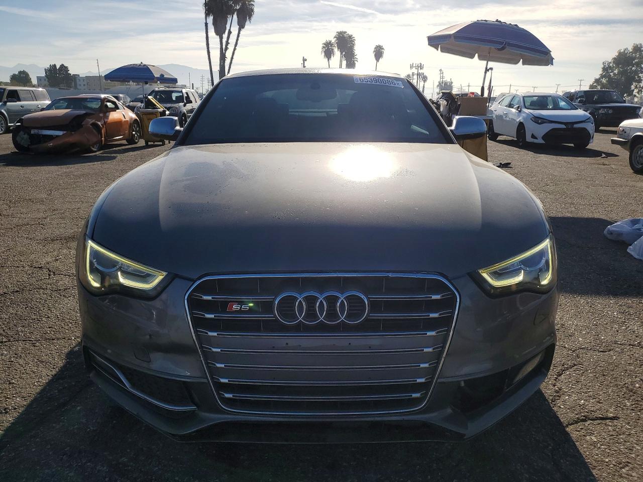 2014 Audi S5 Premium Plus Gray vin: WAUCGAFR3EA005583