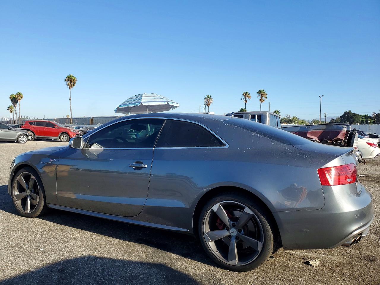 2014 Audi S5 Premium Plus Gray vin: WAUCGAFR3EA005583