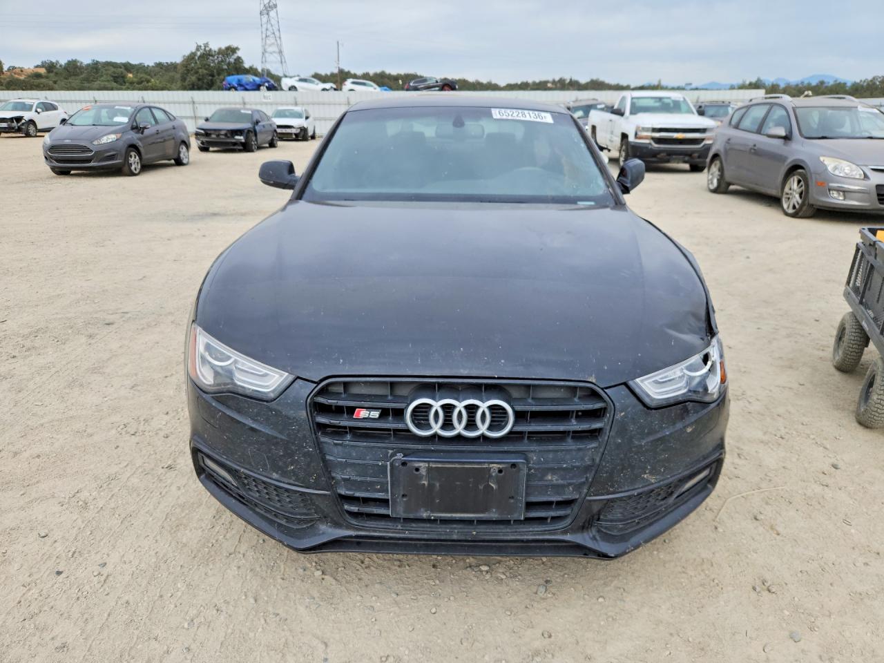 2014 Audi S5 Premium Plus Black vin: WAUCGAFR3EA013523