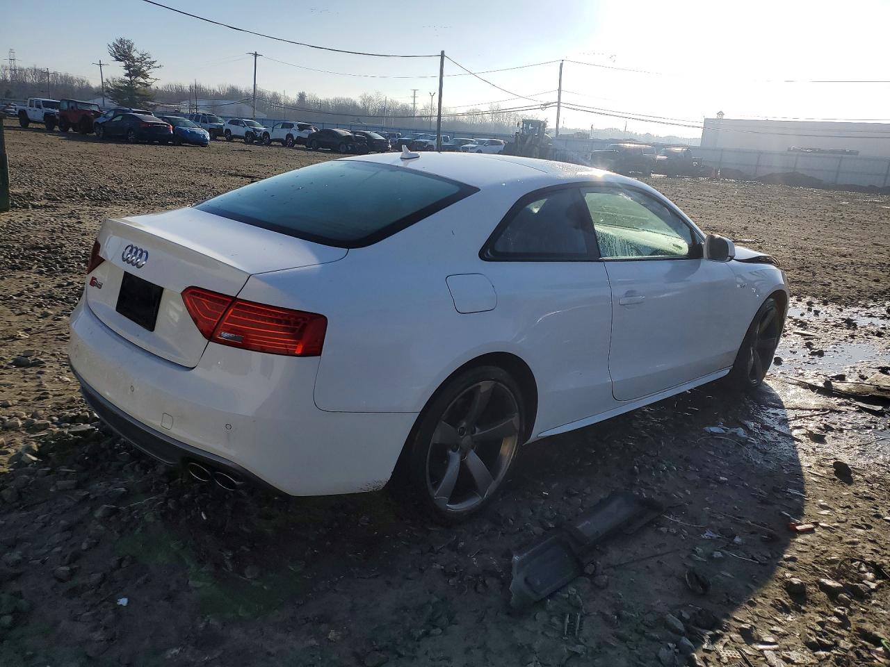 2014 Audi S5 Premium Plus White vin: WAUCGAFR3EA015580