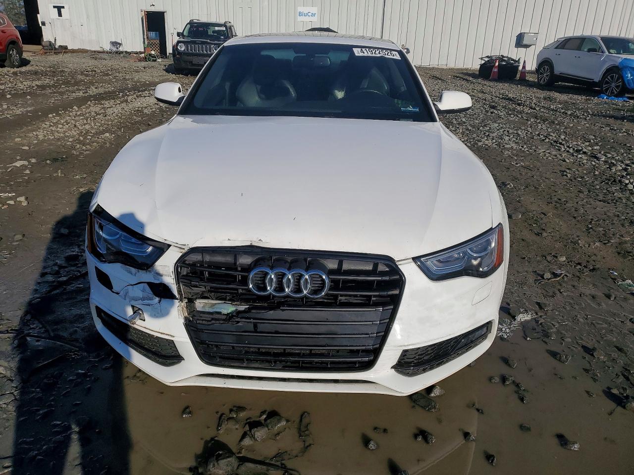 2014 Audi S5 Premium Plus White vin: WAUCGAFR3EA015580