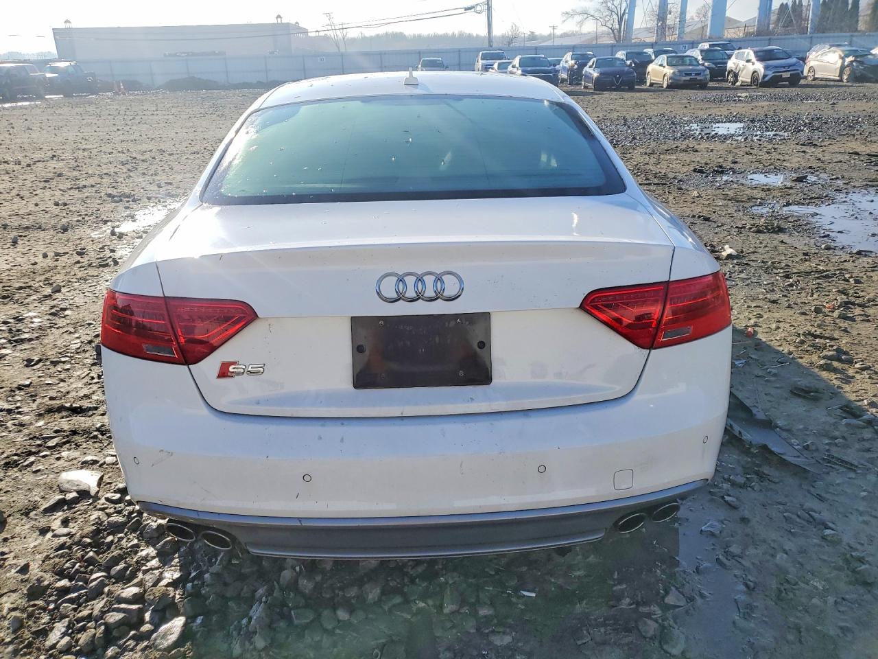2014 Audi S5 Premium Plus White vin: WAUCGAFR3EA015580
