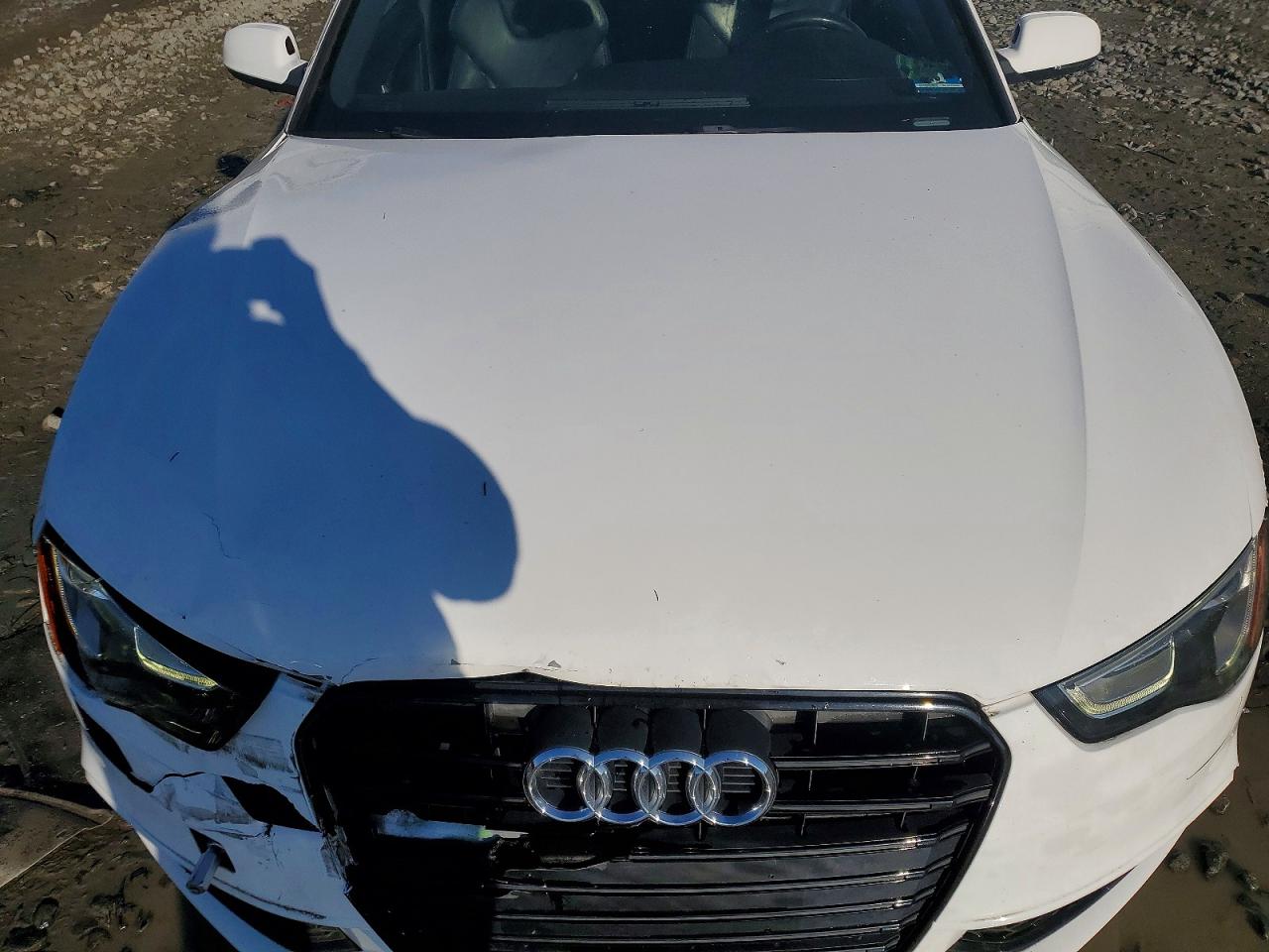 2014 Audi S5 Premium Plus White vin: WAUCGAFR3EA015580