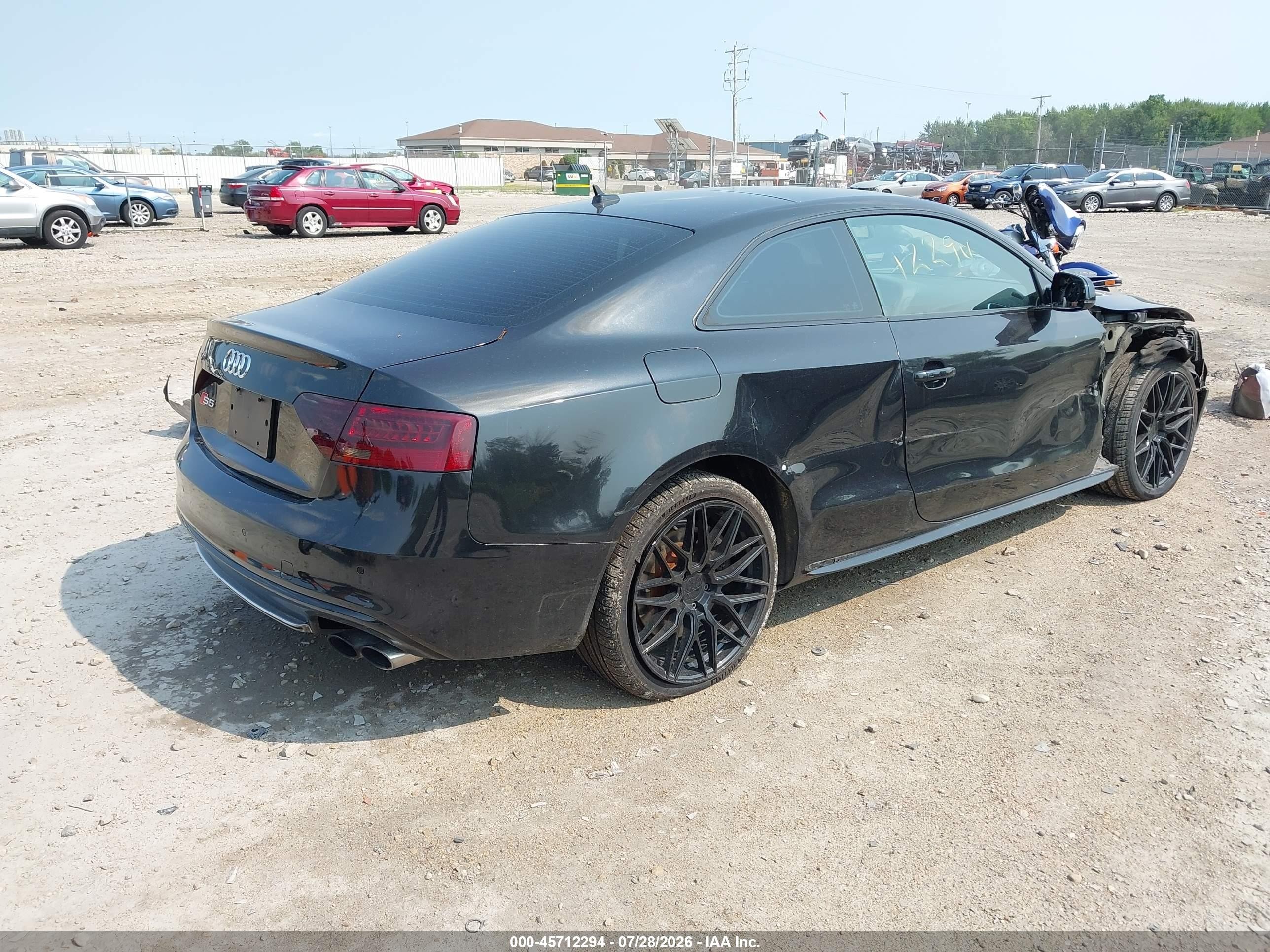 2014 Audi S5 3.0t Premium Plus Black vin: WAUCGAFR3EA065461