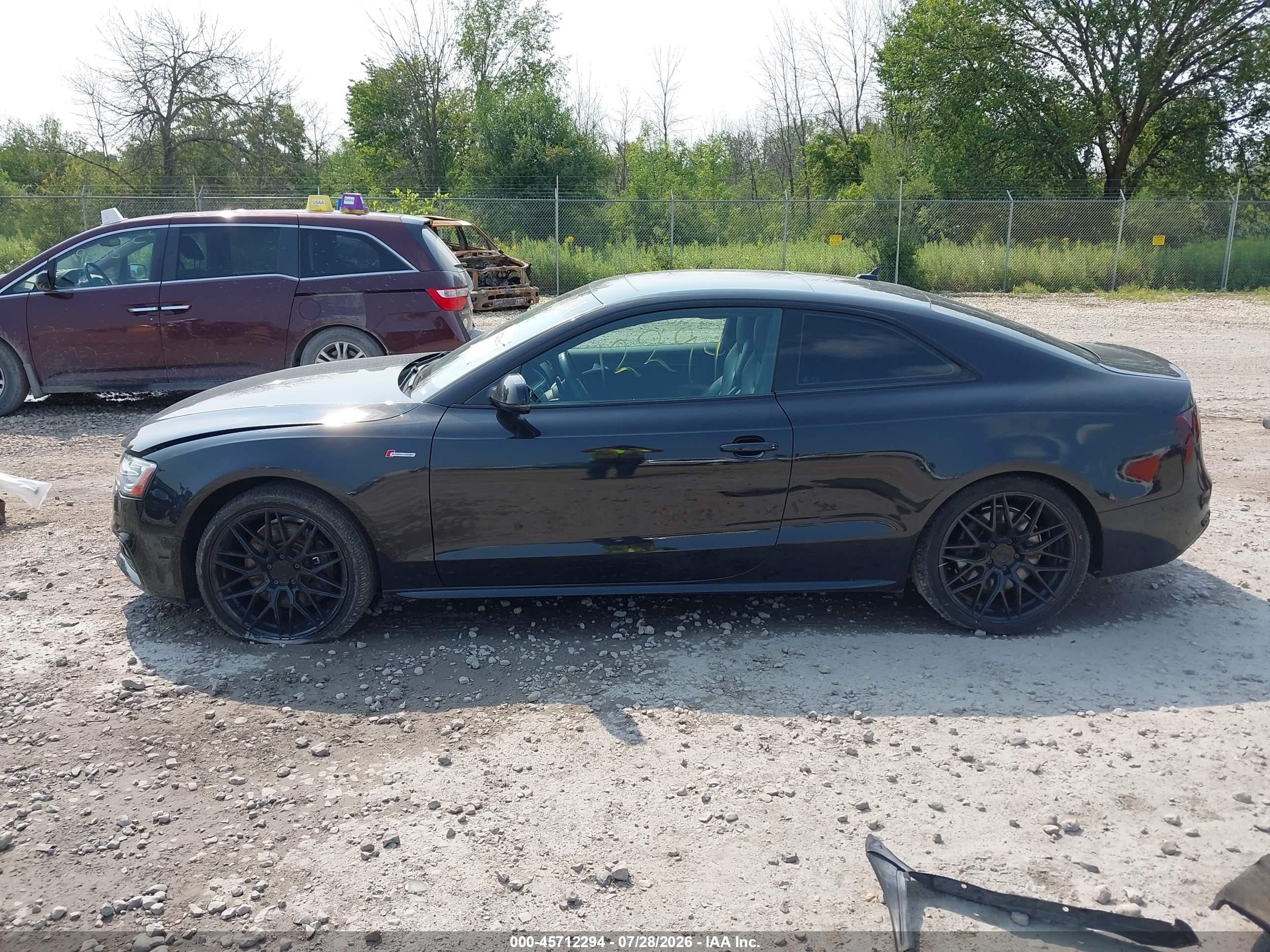 2014 Audi S5 3.0t Premium Plus Black vin: WAUCGAFR3EA065461