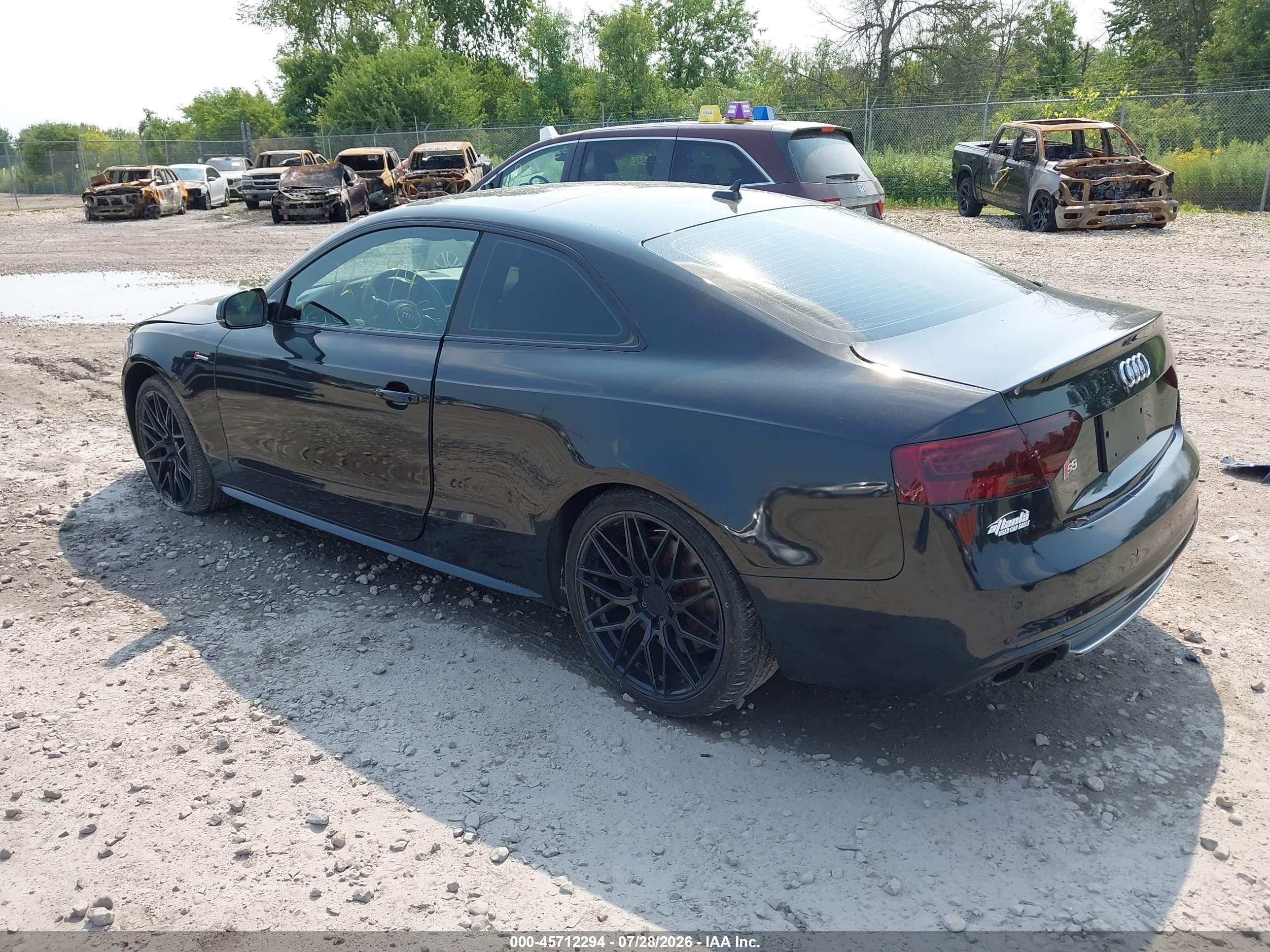 2014 Audi S5 3.0t Premium Plus Black vin: WAUCGAFR3EA065461