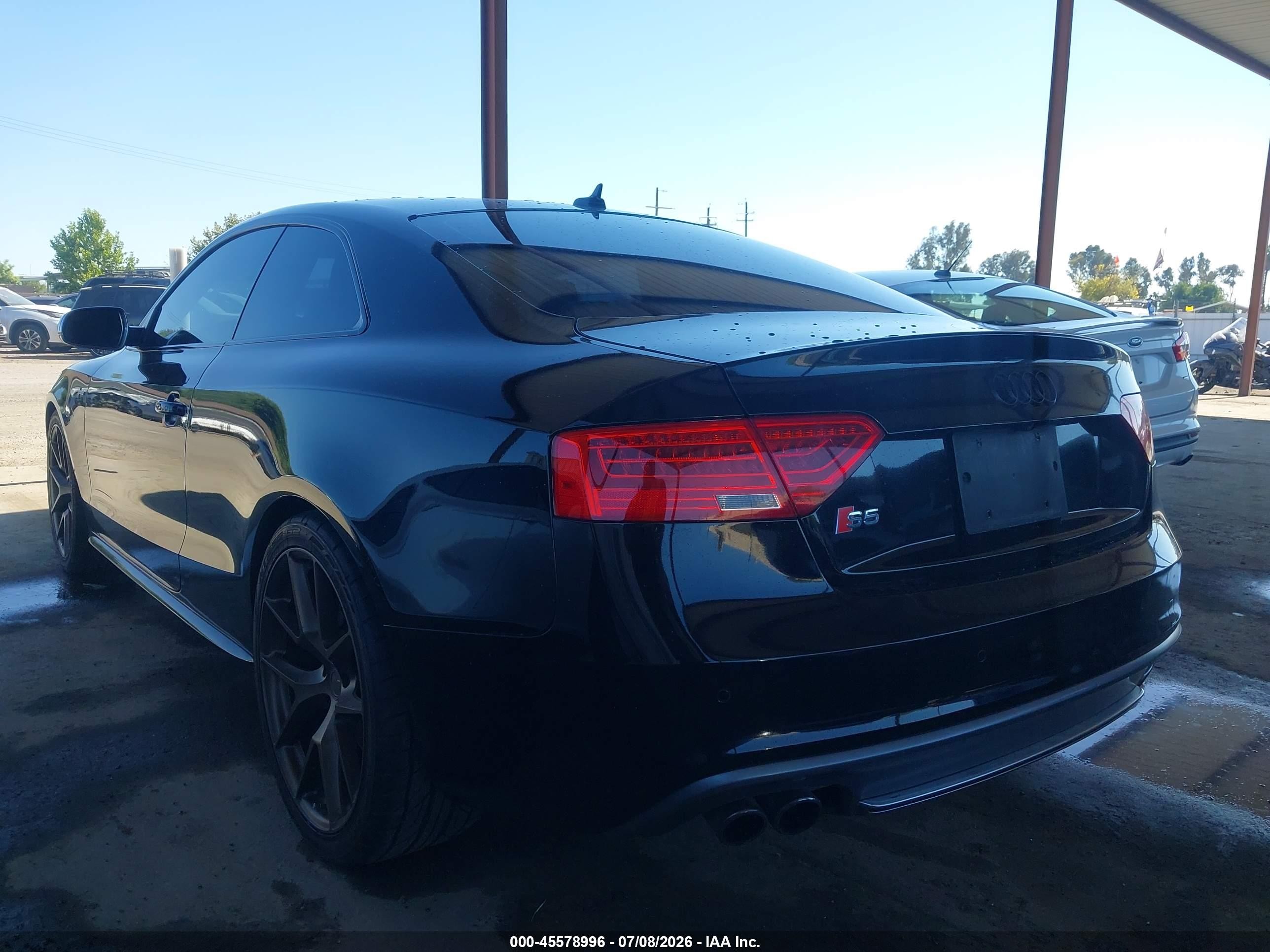 2013 Audi S5 3.0t Premium Plus Black vin: WAUCGAFR4DA001587