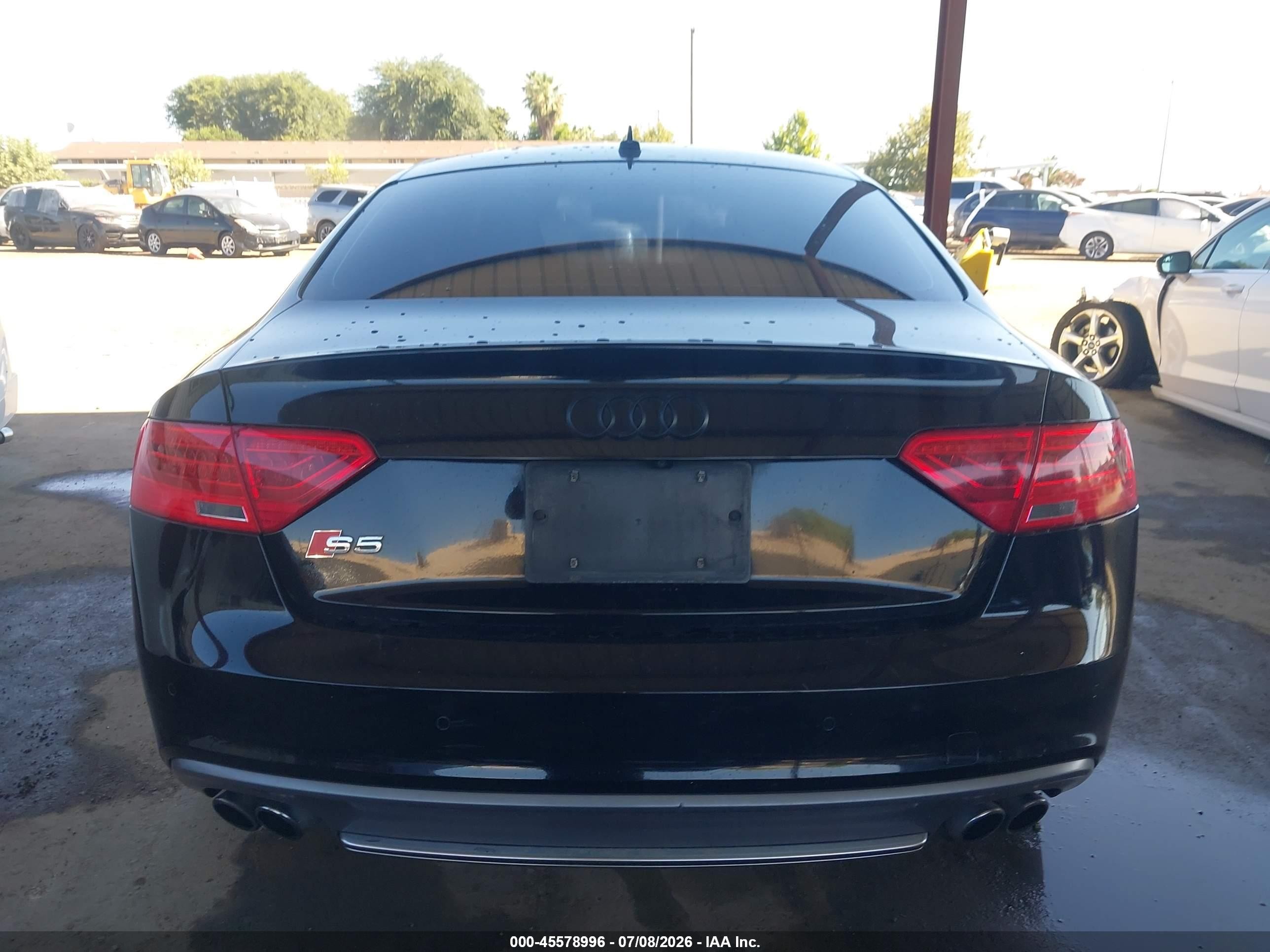 2013 Audi S5 3.0t Premium Plus Black vin: WAUCGAFR4DA001587