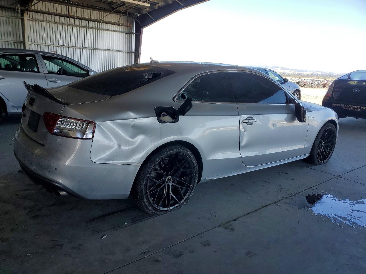 2013 Audi S5 Premium Plus Silver vin: WAUCGAFR5DA035120