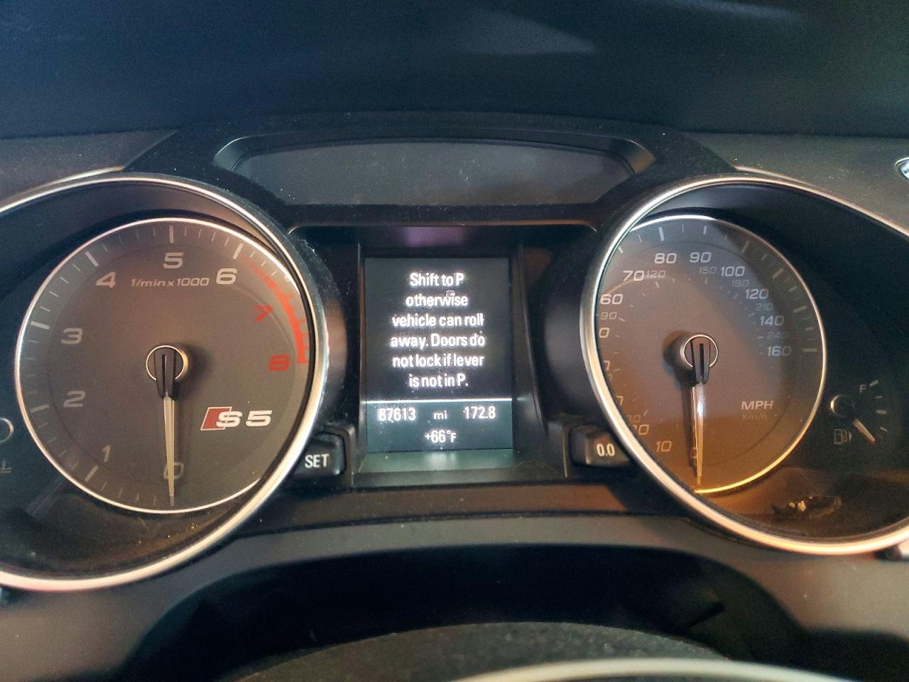 2013 Audi S5 Premium Plus Silver vin: WAUCGAFR5DA035120