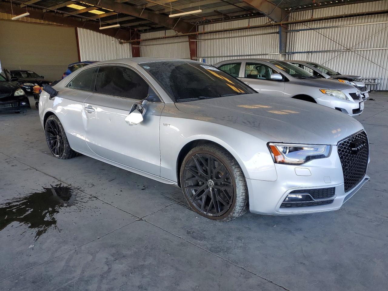 2013 Audi S5 Premium Plus Silver vin: WAUCGAFR5DA035120