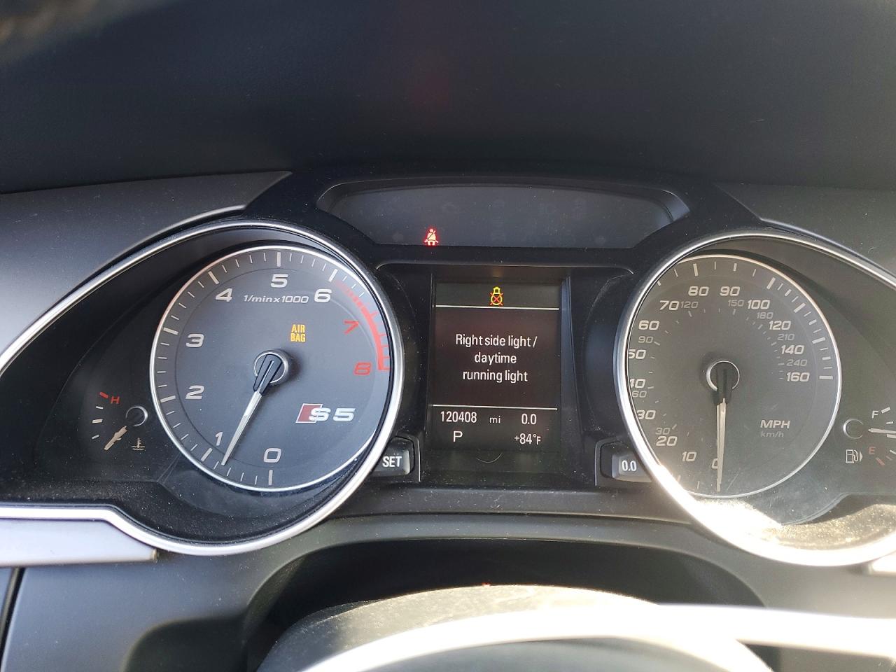 2013 Audi S5 Premium Plus Gray vin: WAUCGAFR5DA037529