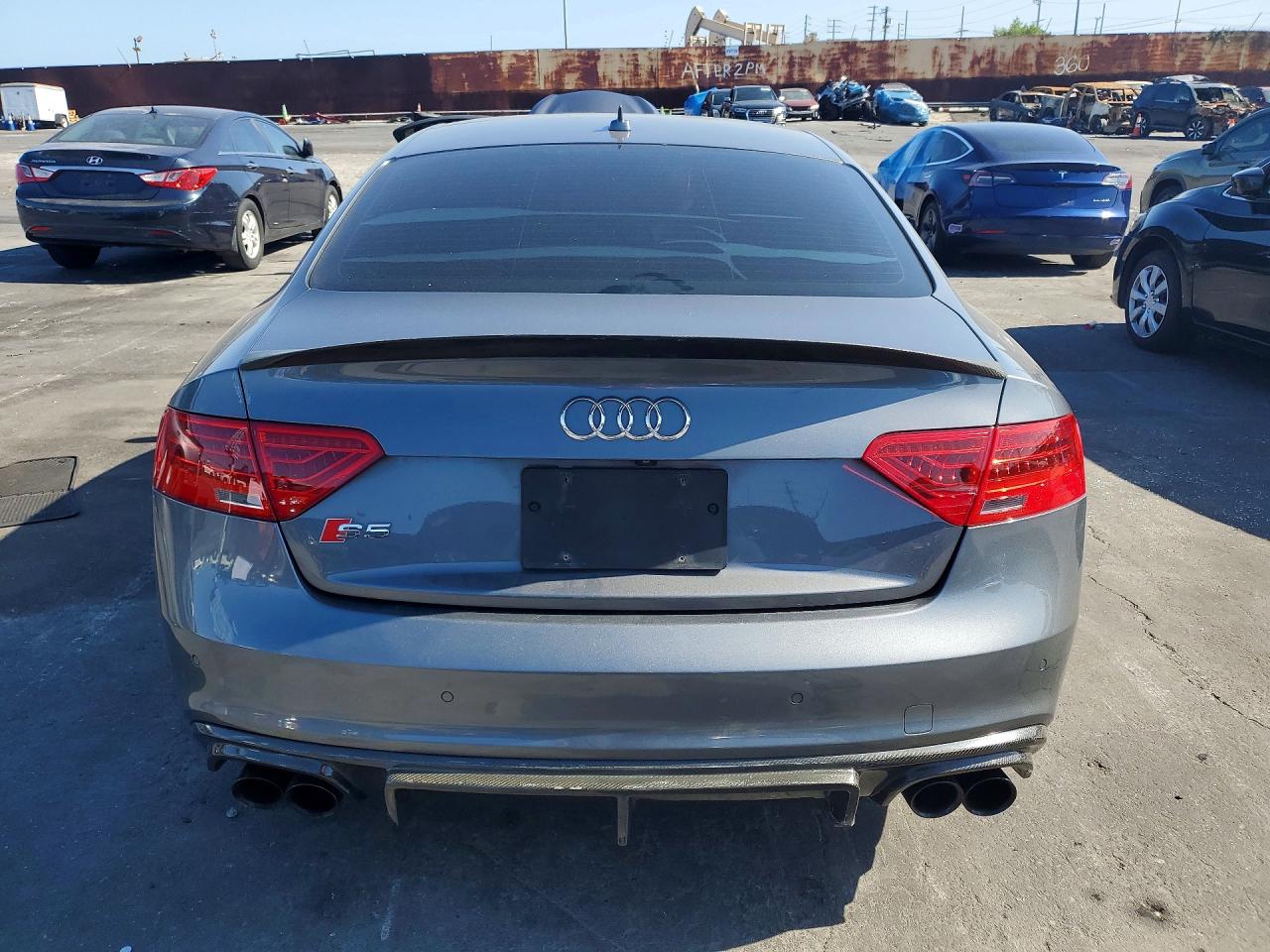2013 Audi S5 Premium Plus Gray vin: WAUCGAFR5DA037529