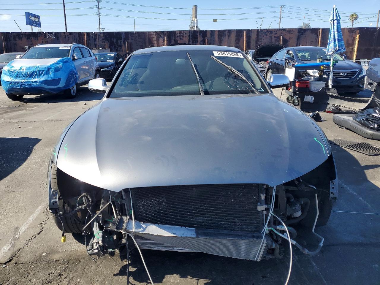 2013 Audi S5 Premium Plus Gray vin: WAUCGAFR5DA037529