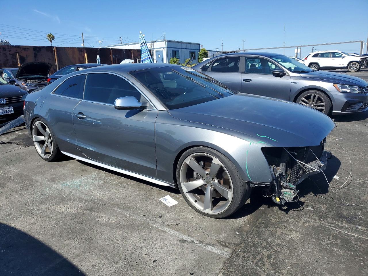 2013 Audi S5 Premium Plus Gray vin: WAUCGAFR5DA037529