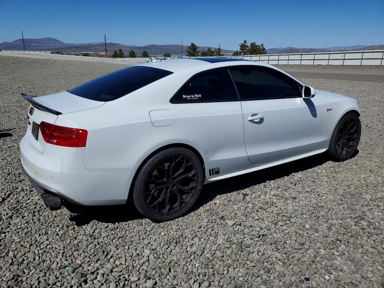2014 Audi S5 Premium Plus White vin: WAUCGAFR5EA019114