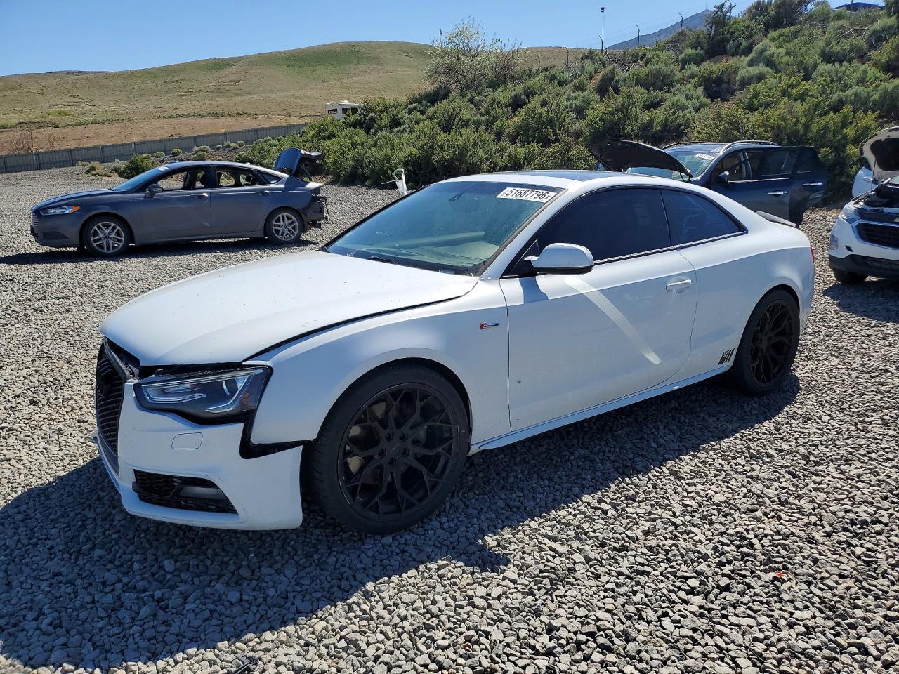 2014 Audi S5 Premium Plus White vin: WAUCGAFR5EA019114