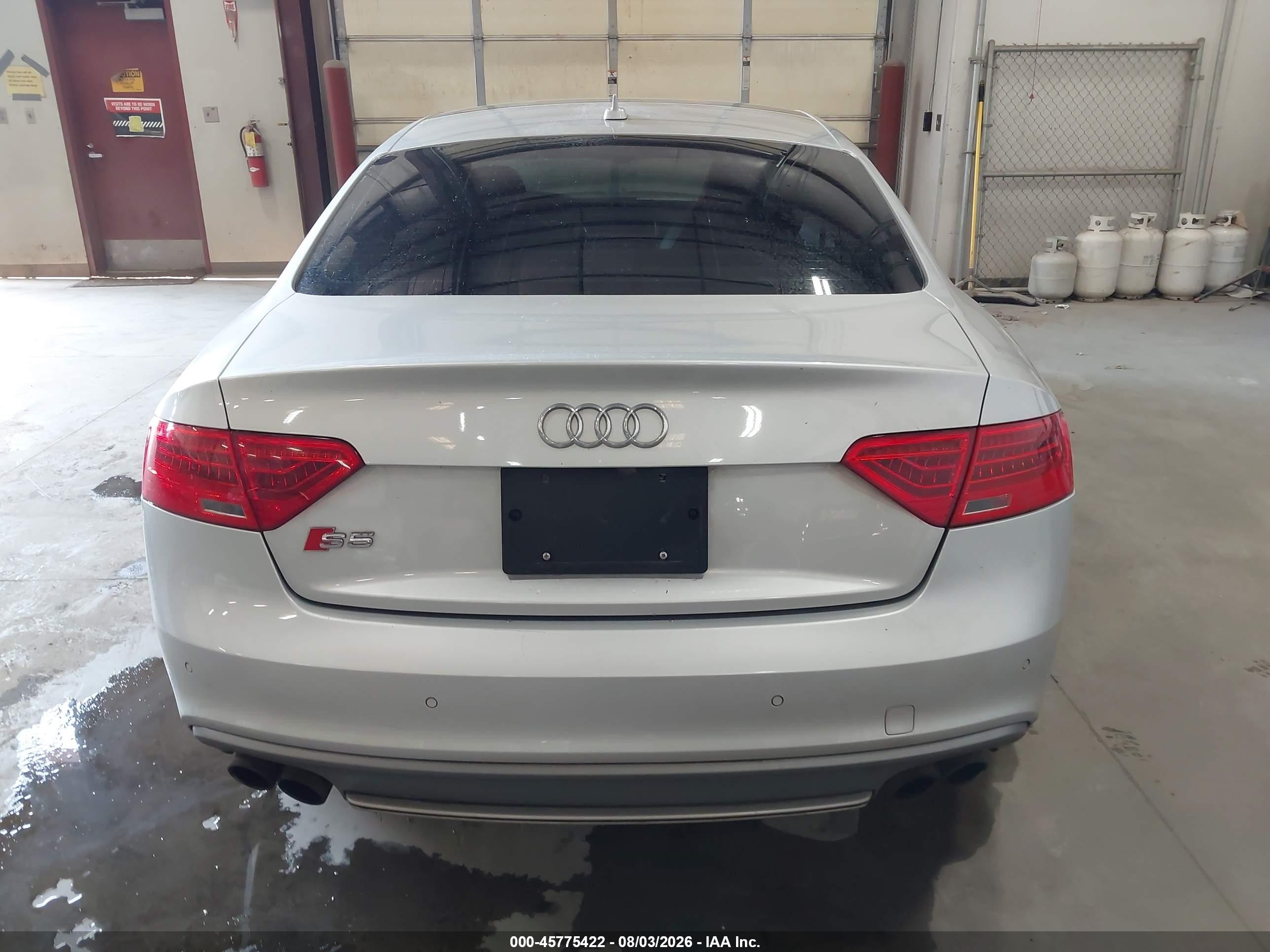 2014 Audi S5 3.0t Premium Plus Silver vin: WAUCGAFR5EA071715
